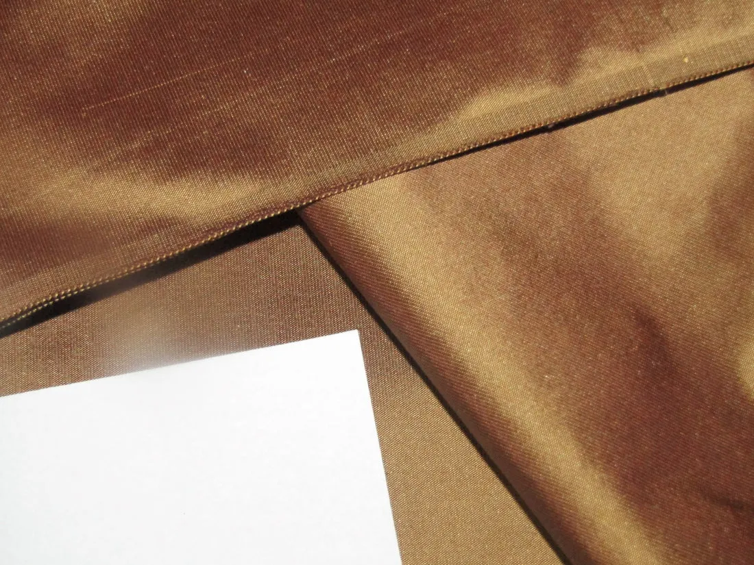 100% Pure SILK TAFFETA FABRIC WINDSOR TAN COLOR 54" wide TAF18[3]