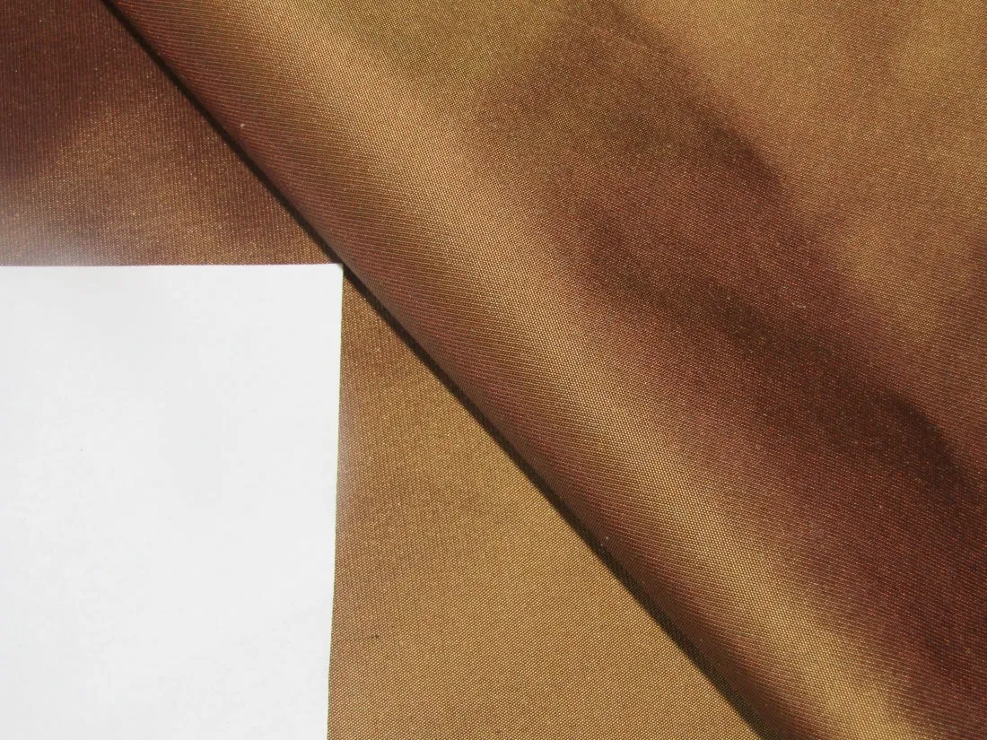 100% Pure SILK TAFFETA FABRIC WINDSOR TAN COLOR 54" wide TAF18[3]