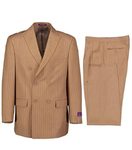 1920s Gangster Custom - Bold Gangster Pinstripe Suit