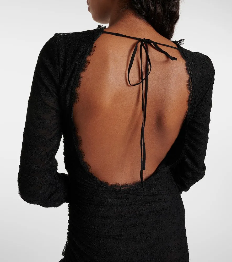 Alessandra Rich Lace maxi dress