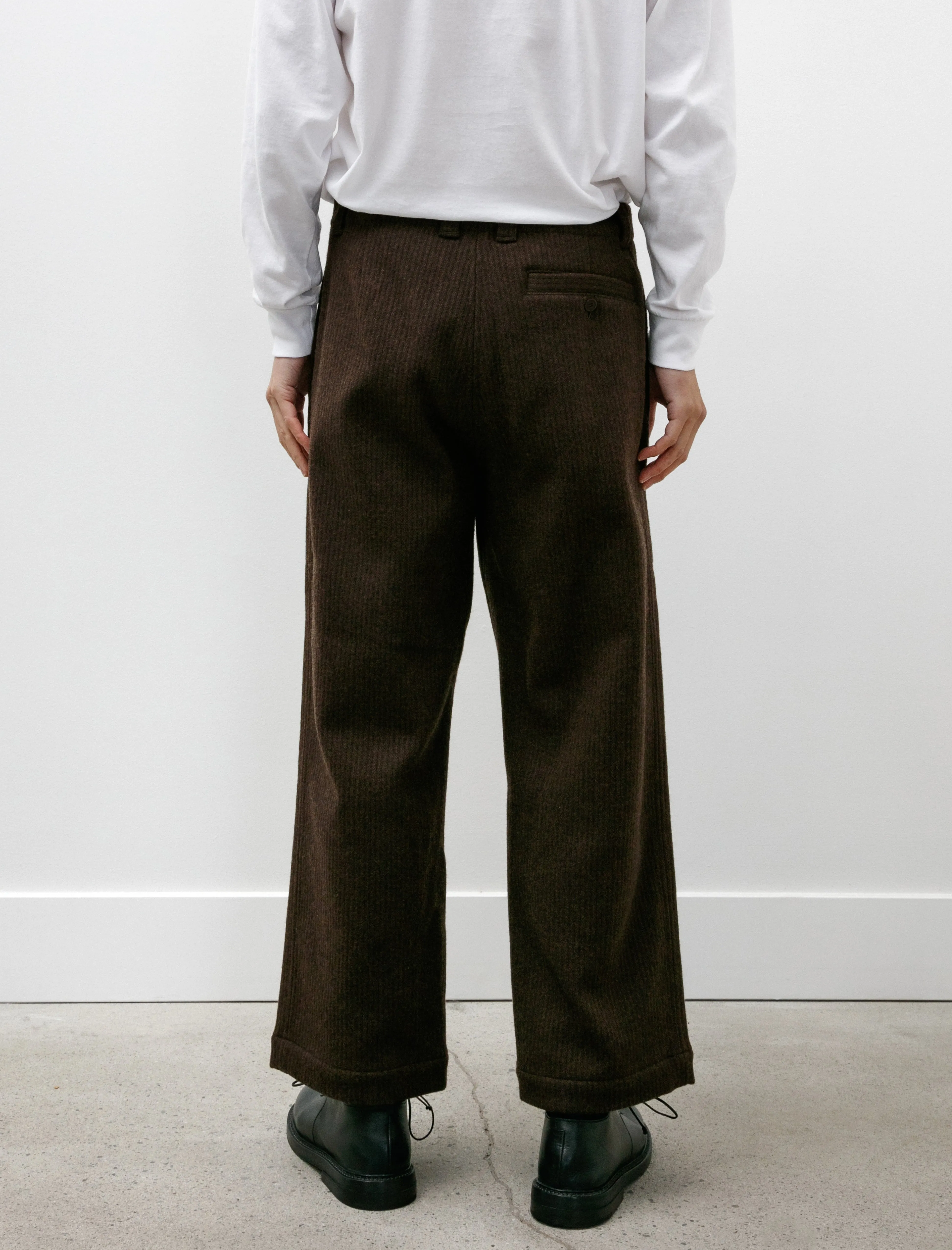 Beach Cloth Work Trousers Brown
