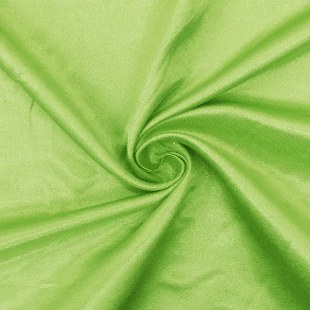 Beauty Green Solid Poly Antique Satin Woven Fabric