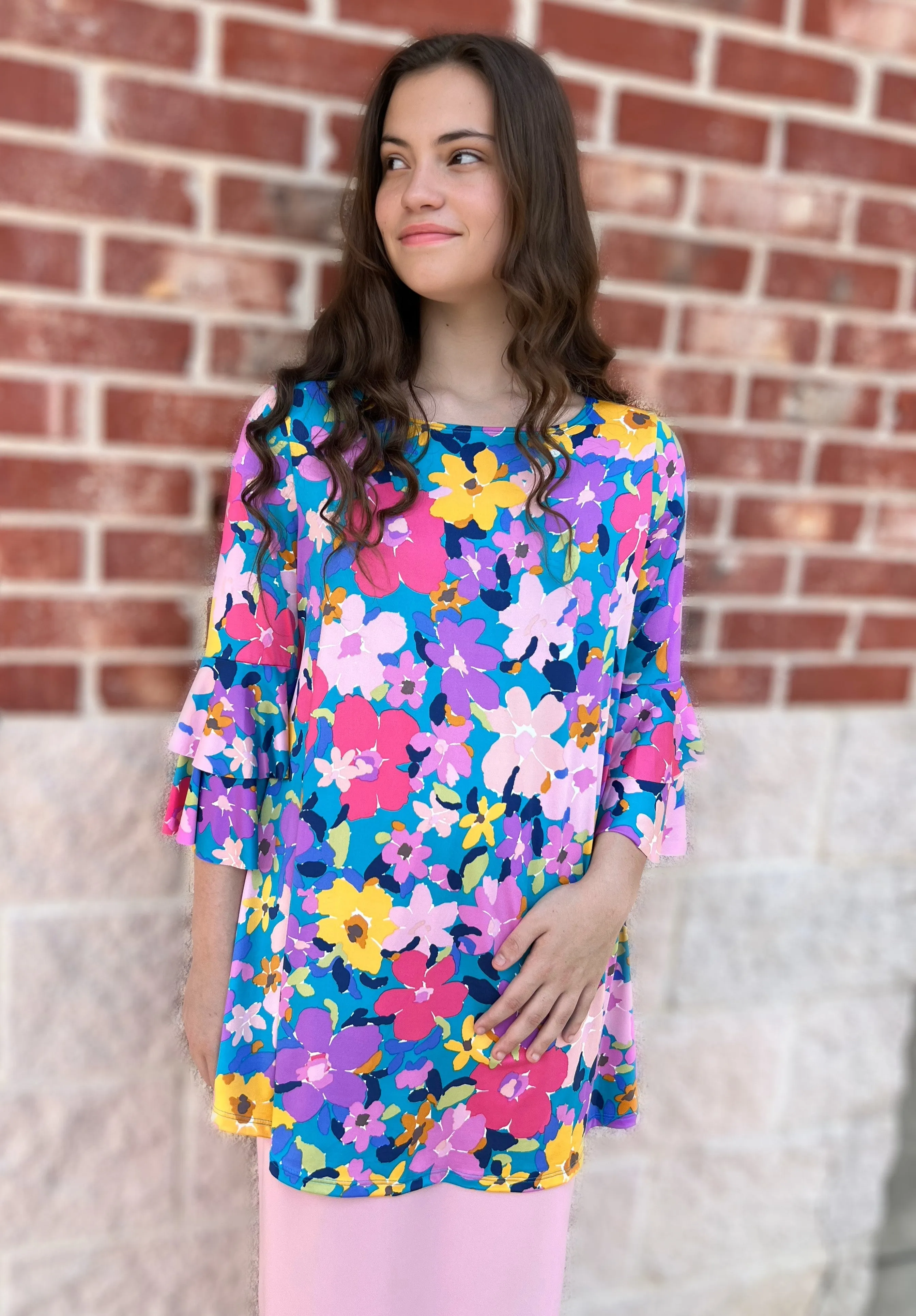 Belle Top Printed