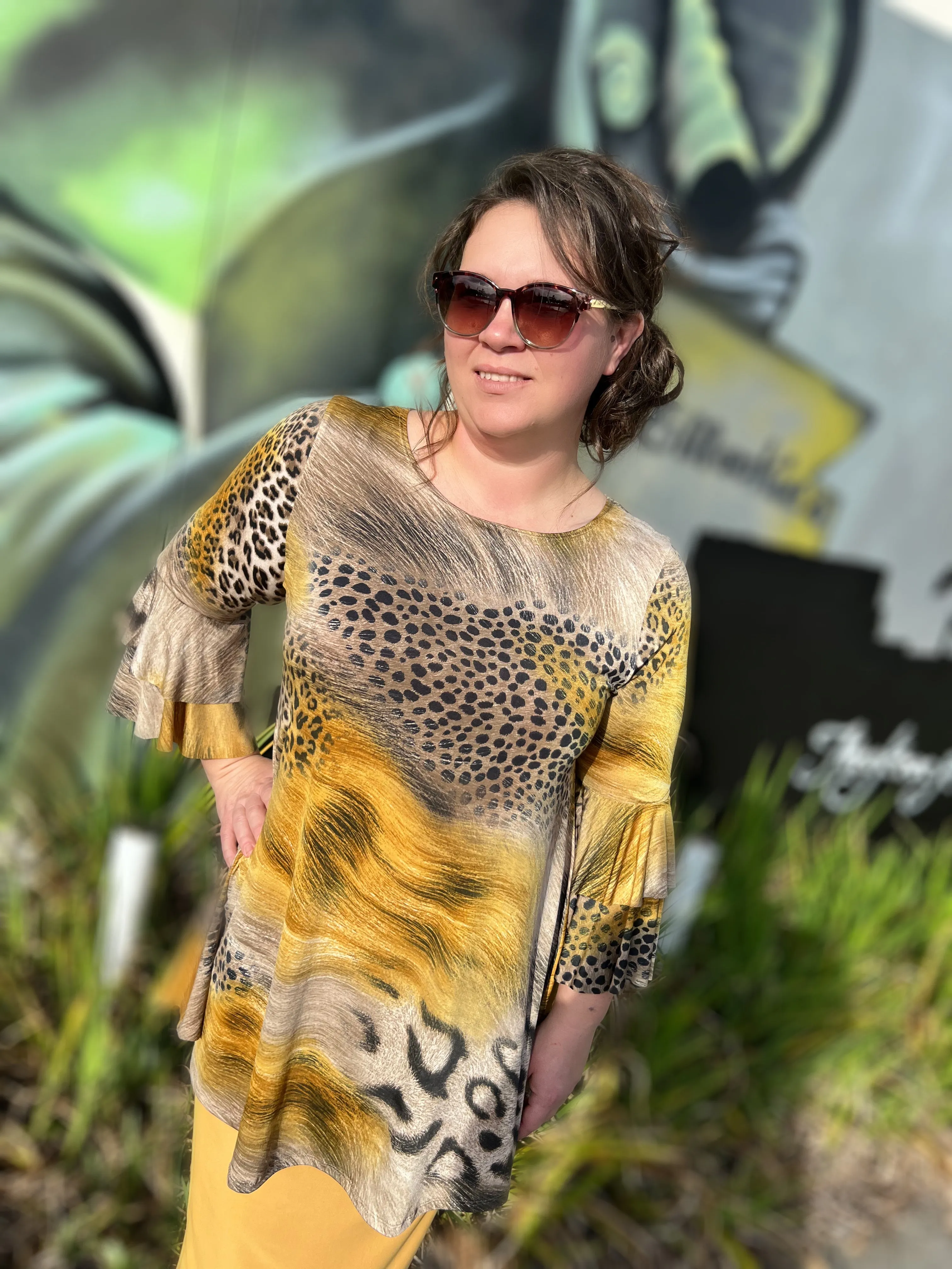 Belle Top Printed