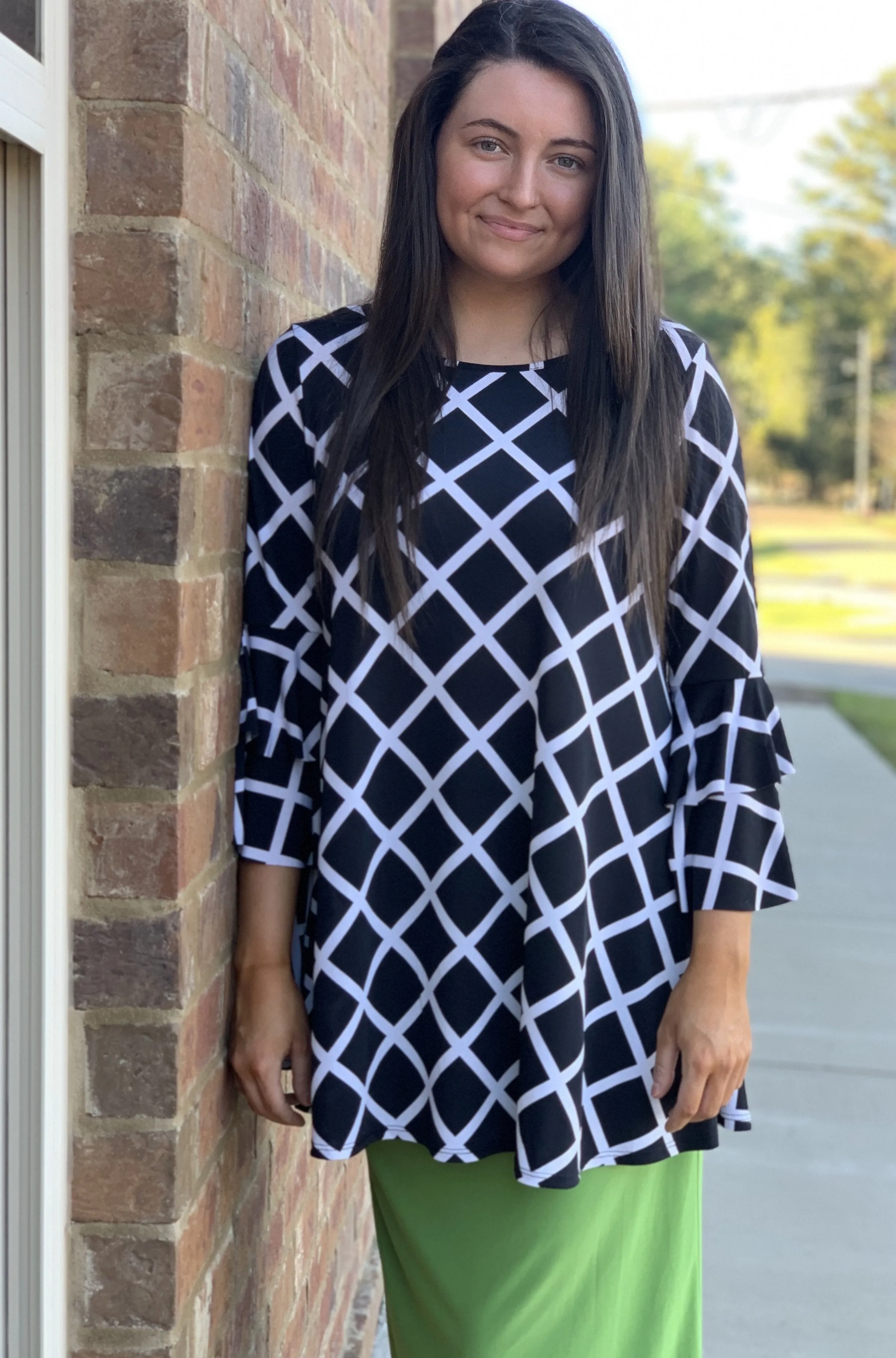 Belle Top Printed