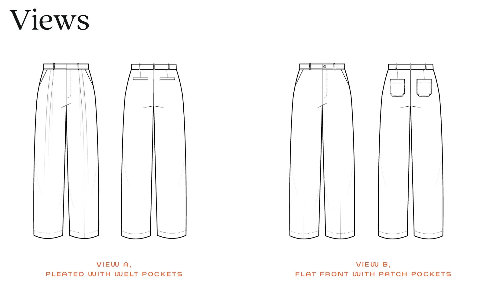 BF Patterns Taylor Trousers