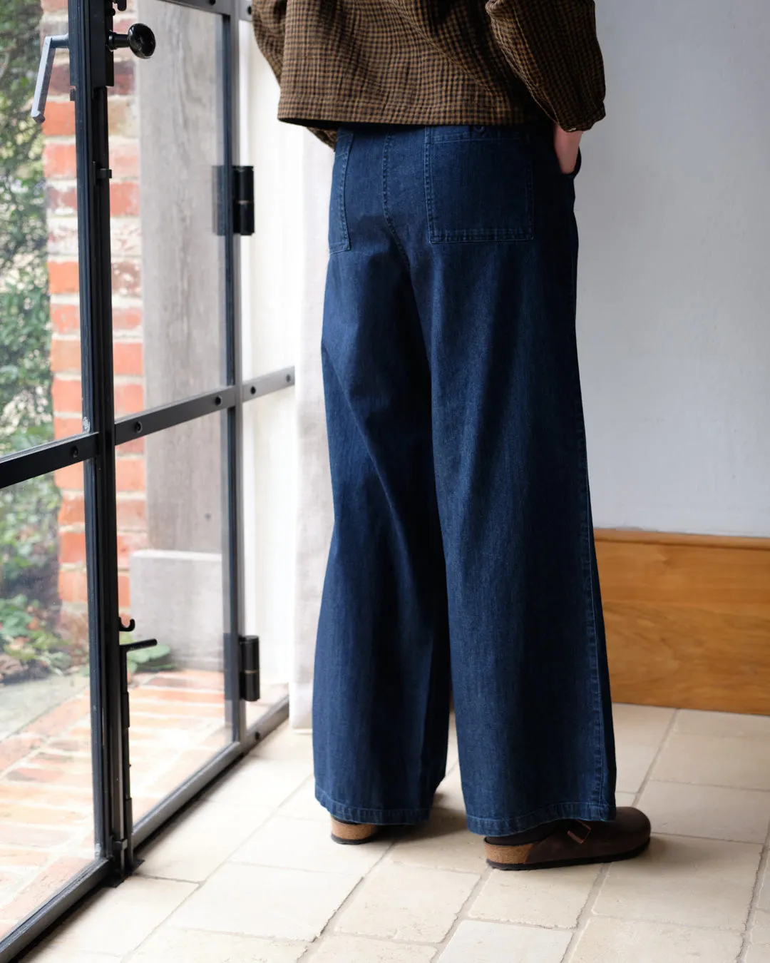 Bibico - Harper Wide Leg Trouser - Heavy Denim