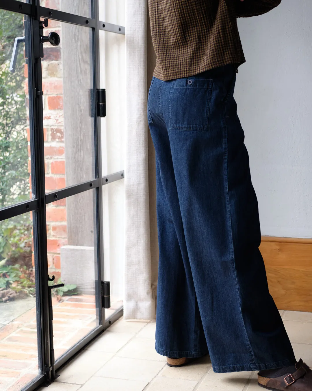Bibico - Harper Wide Leg Trouser - Heavy Denim