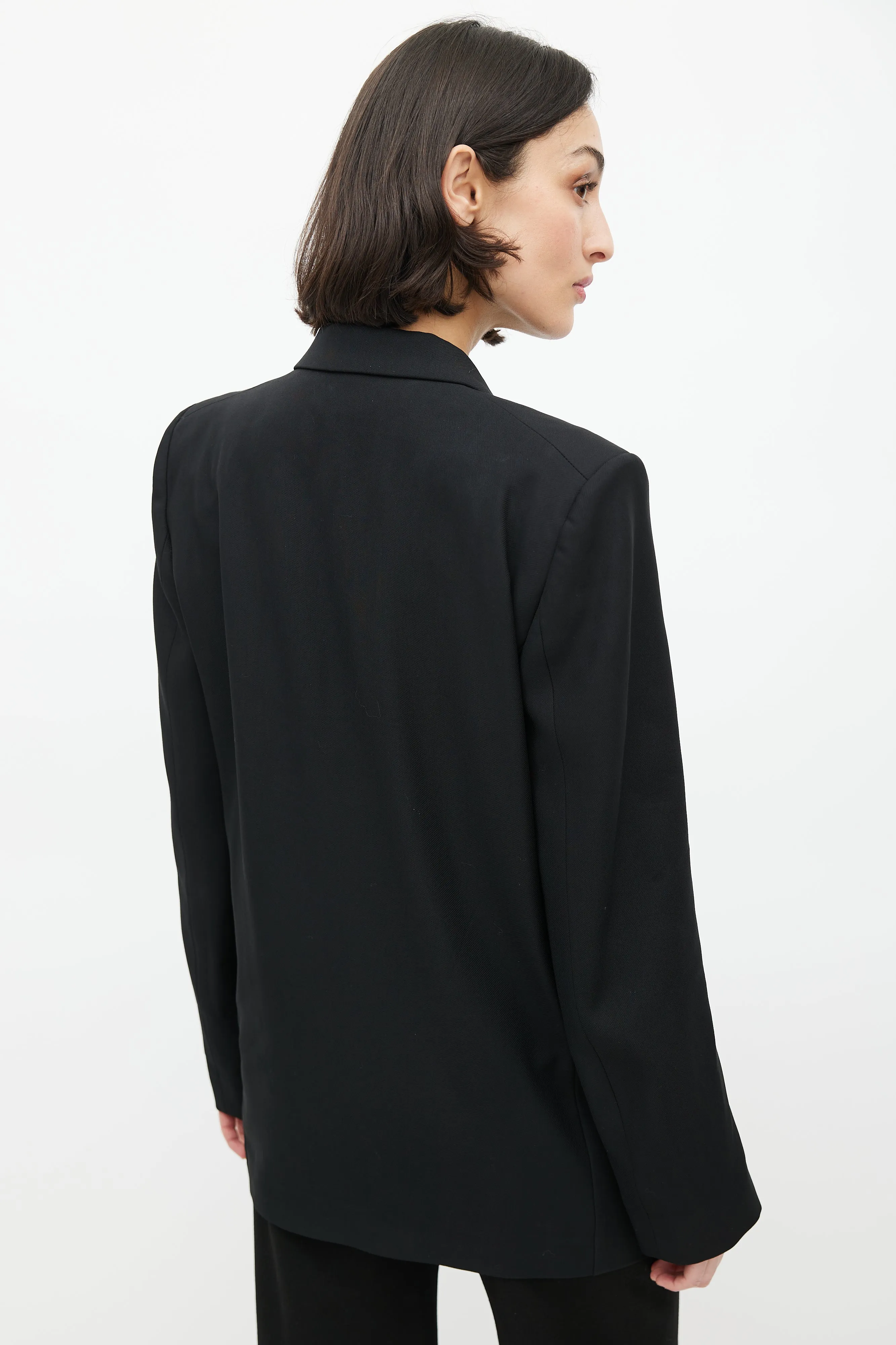 Black Double Breasted Blazer