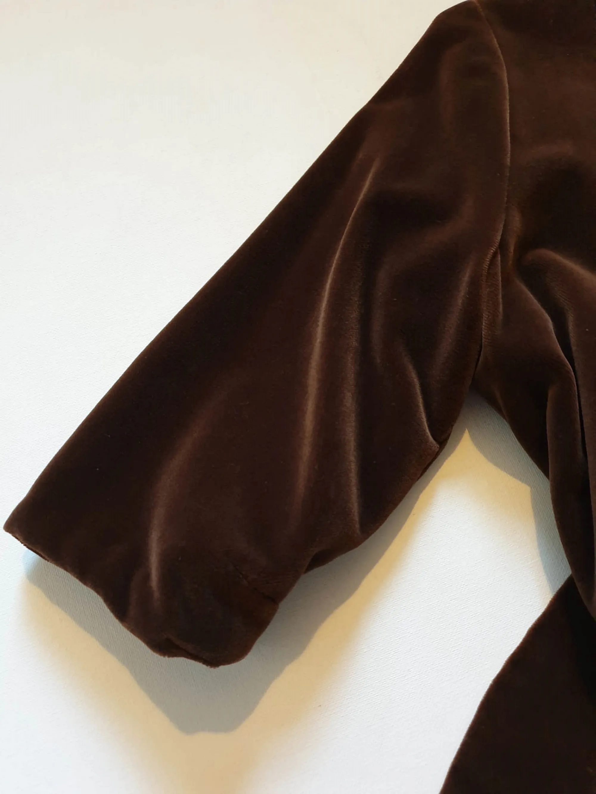 Brown Velvet Dress by Barbara Lee - M