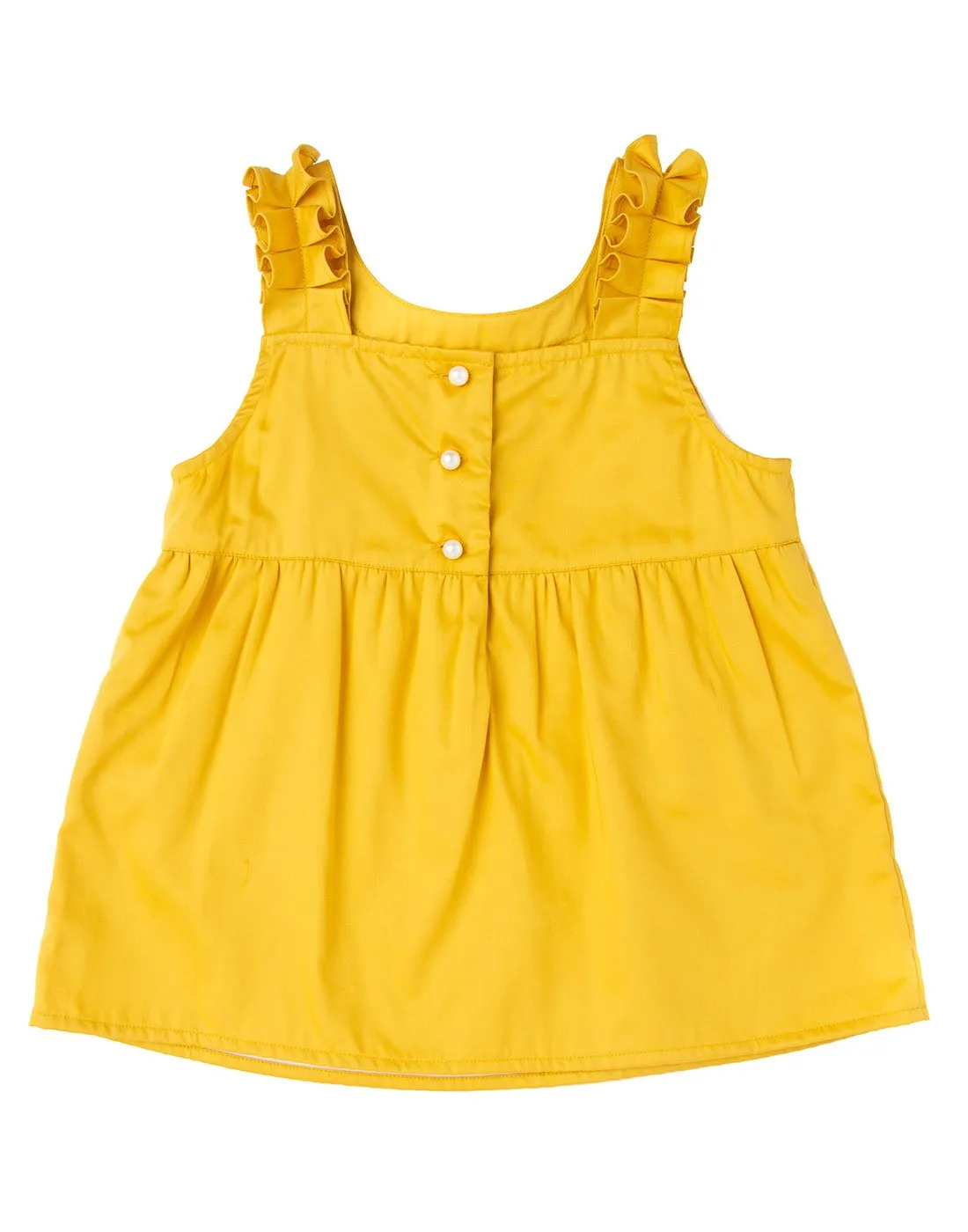 Canary Ruffle Top