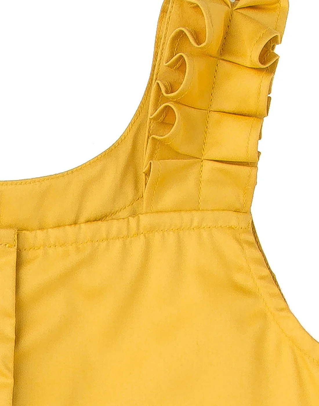 Canary Ruffle Top