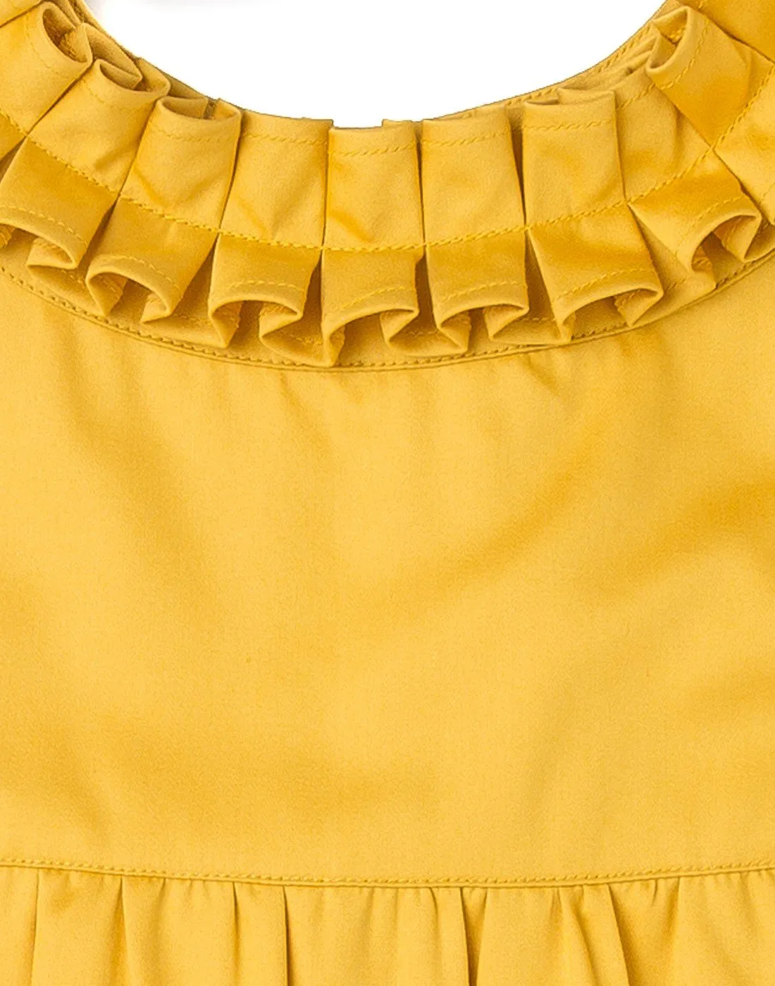 Canary Ruffle Top