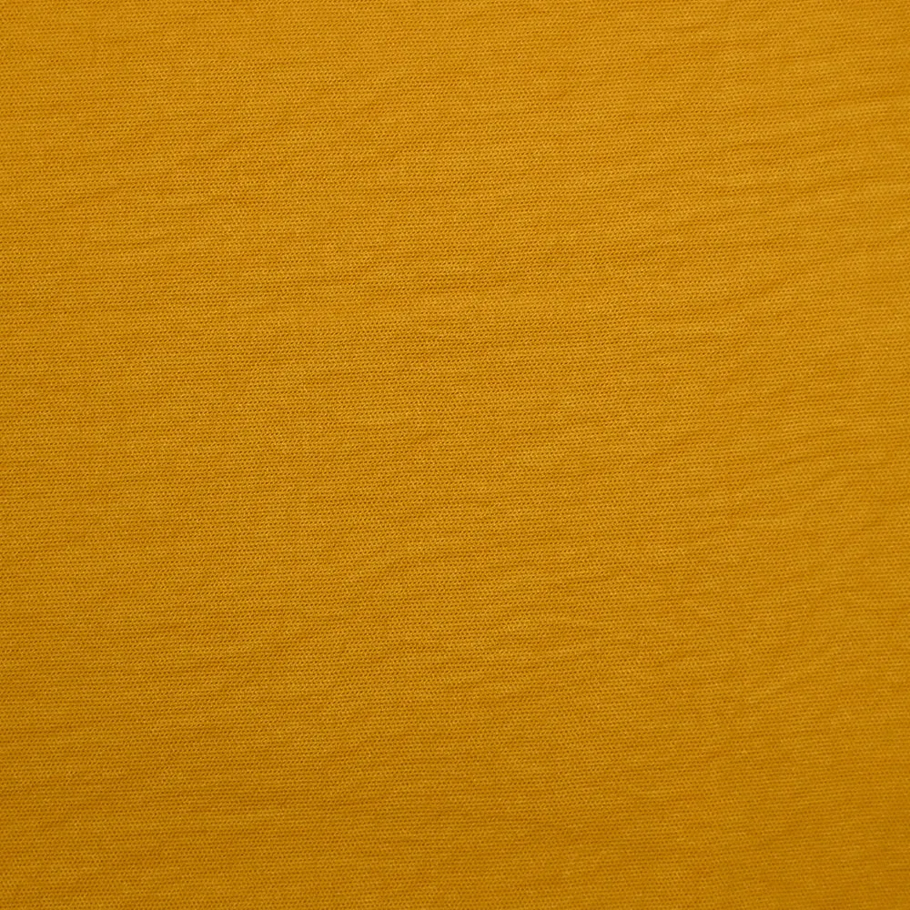 Crêpe satin de polyester moutarde