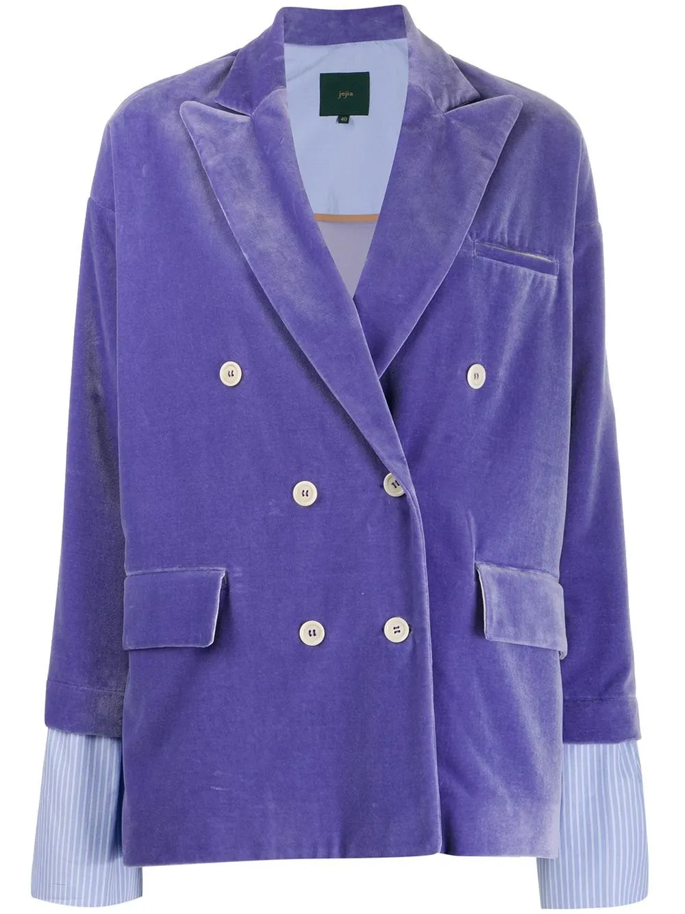 double-breasted blazer