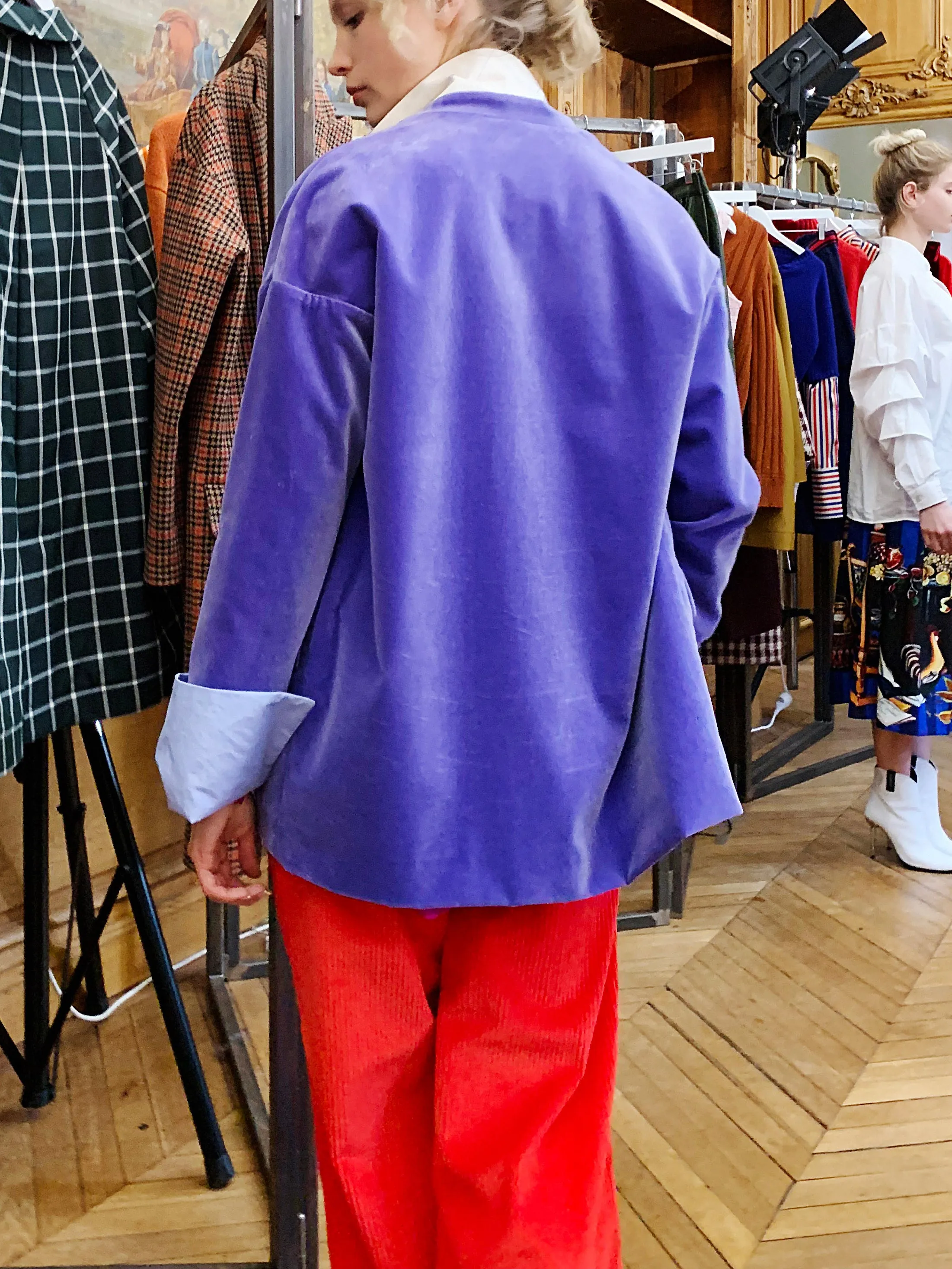 double-breasted blazer