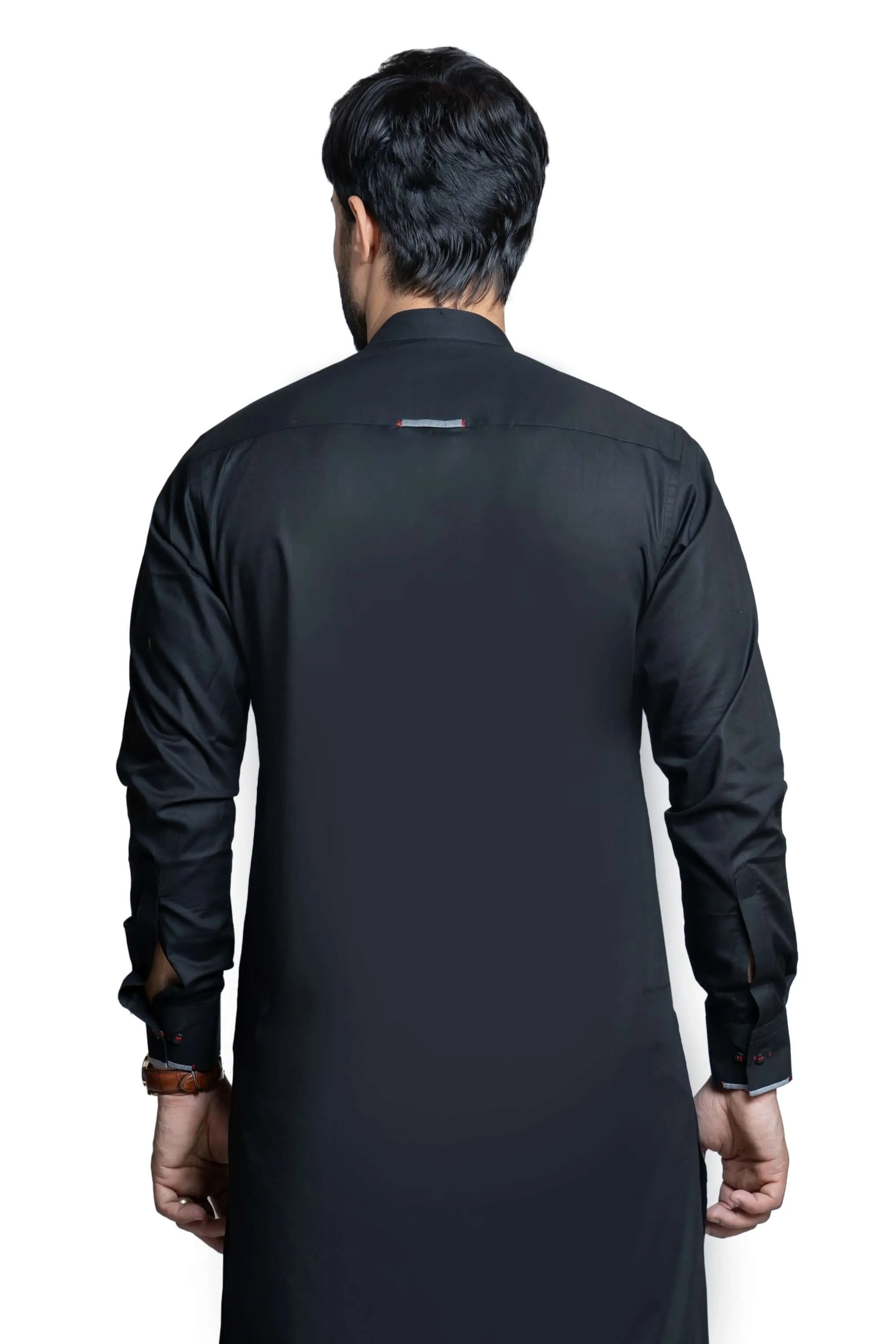 Elegant Viscose-Cotton Blended Black Kurta and Pants