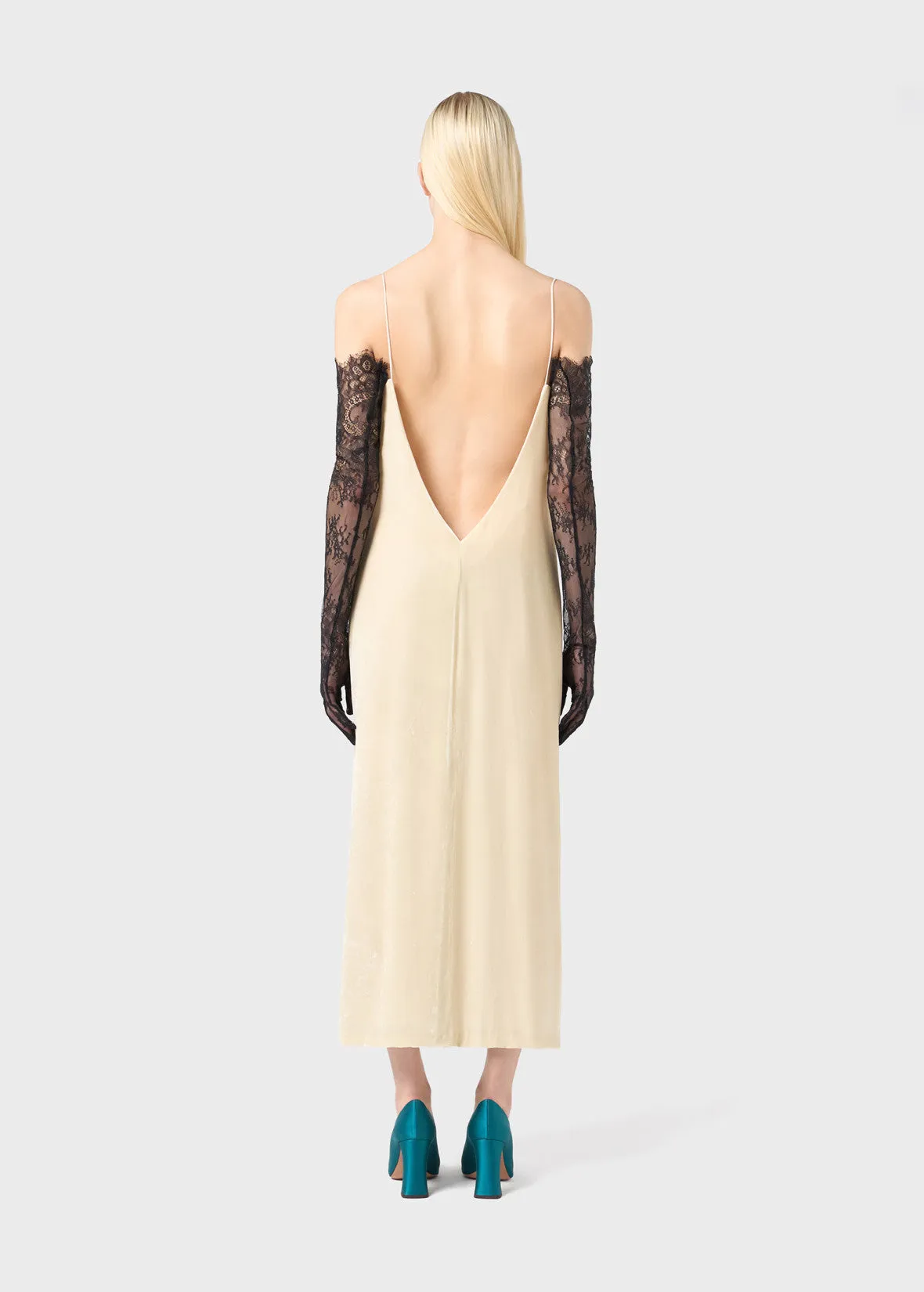 Fluid Velvet Dress
