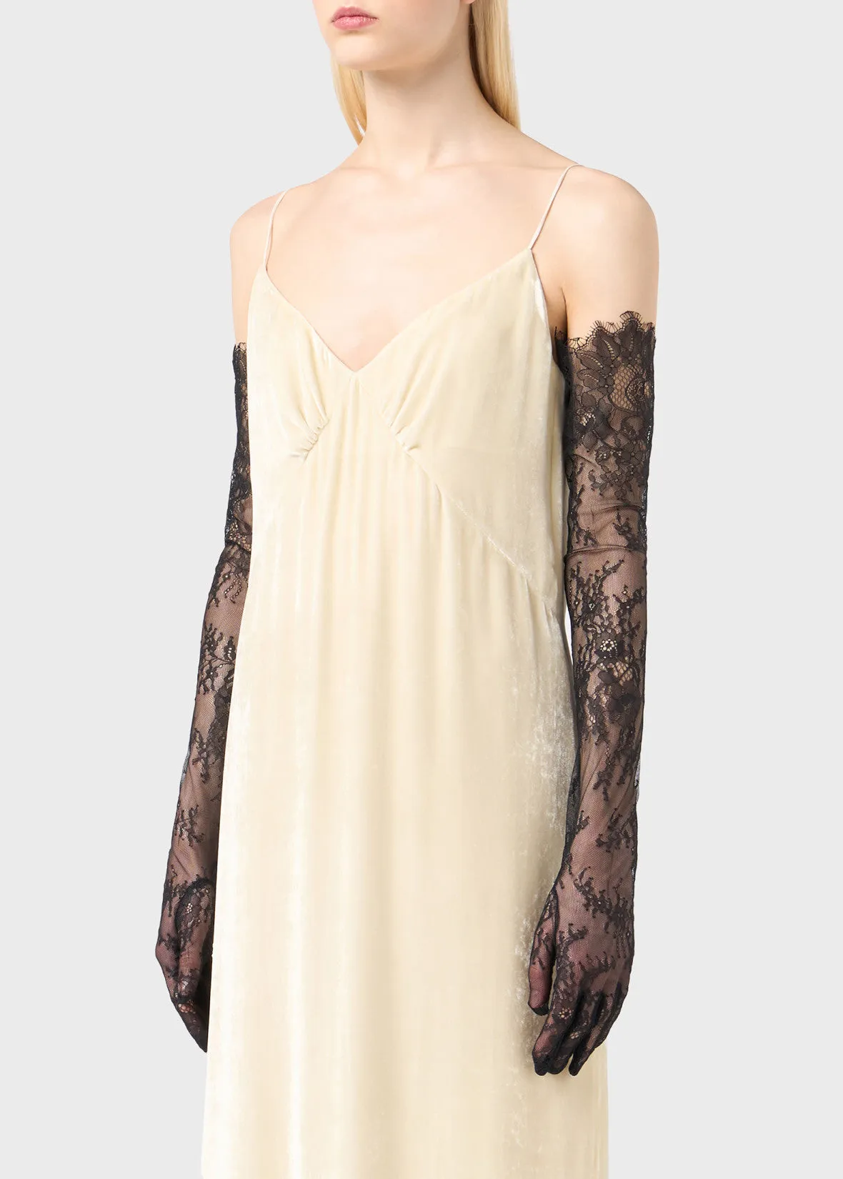 Fluid Velvet Dress