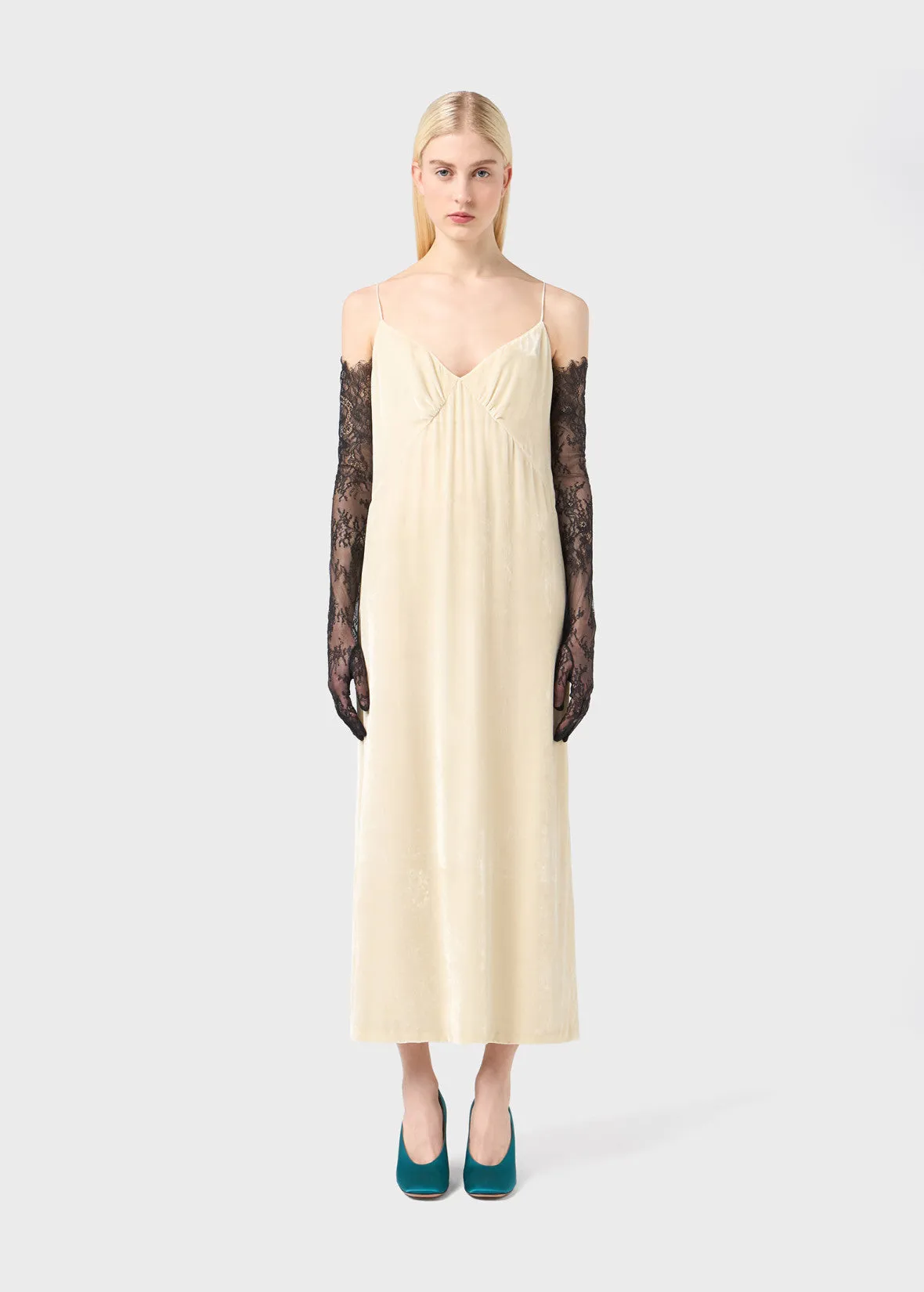 Fluid Velvet Dress
