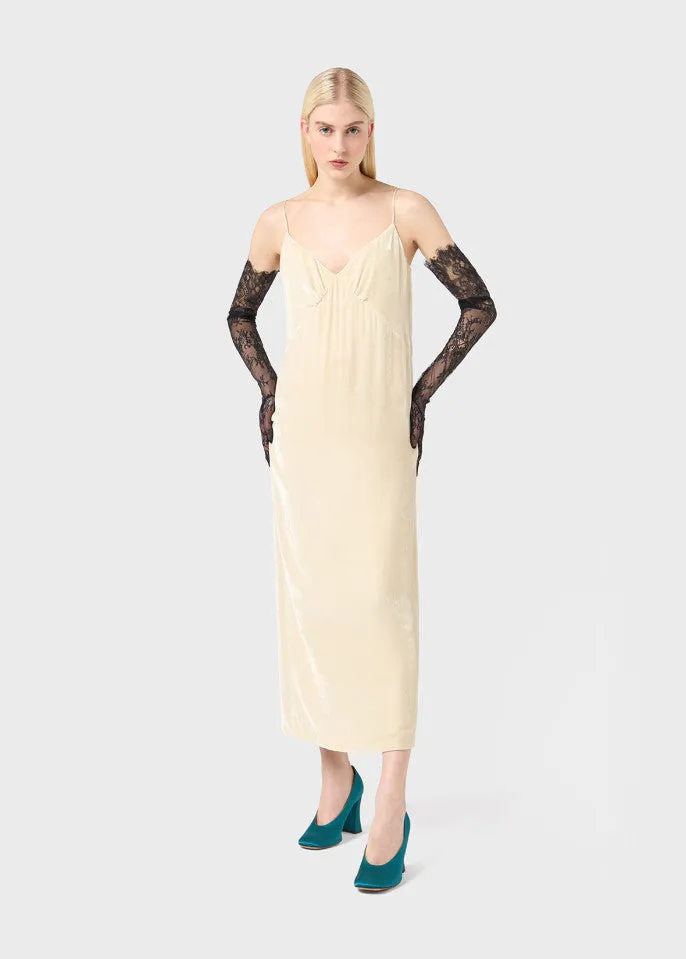 Fluid Velvet Dress