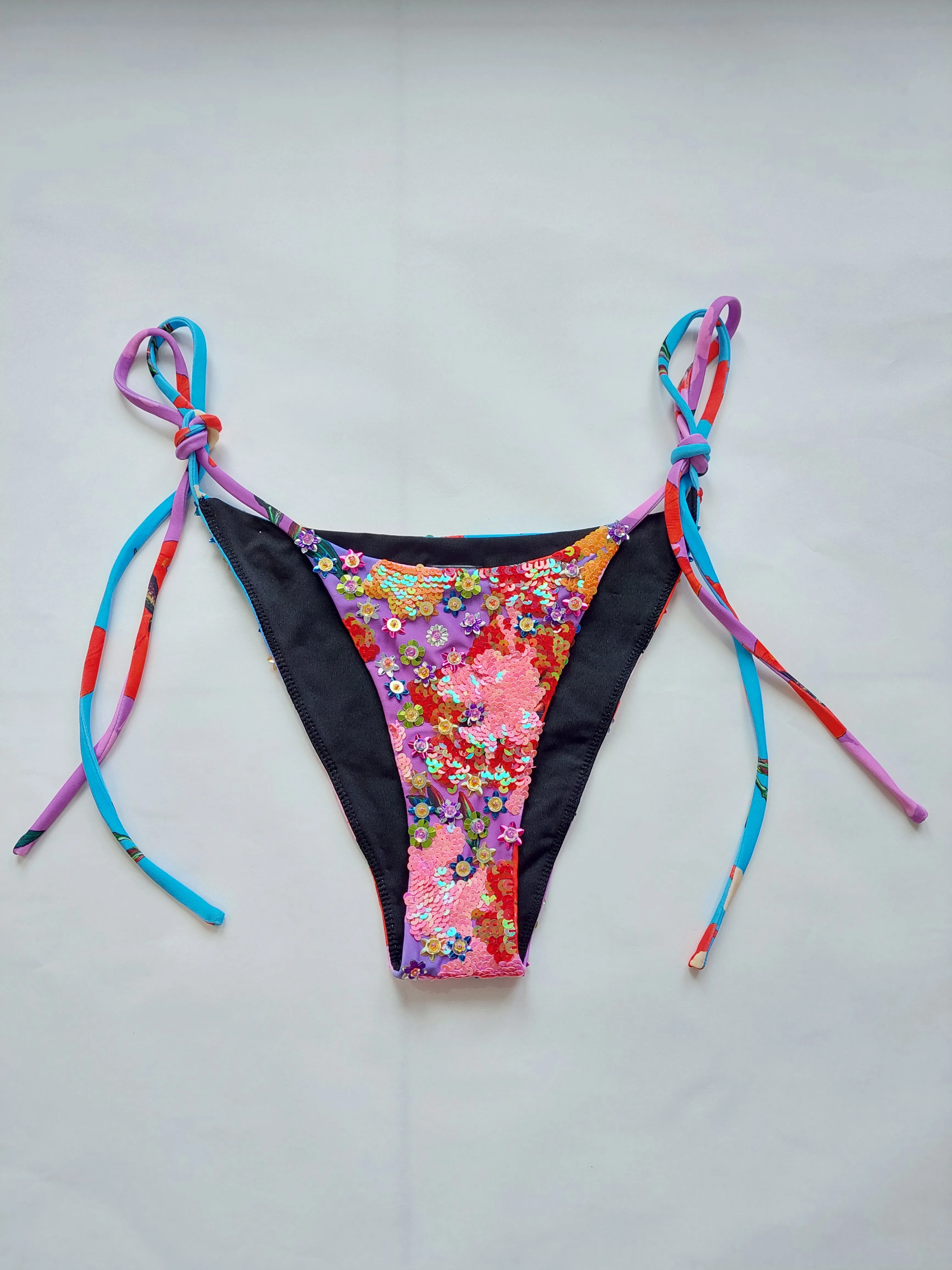 Hand-Sequined Elektra - Desert Flower