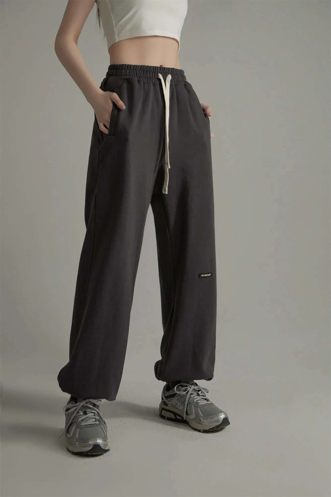 High-Waisted Jogger Pants