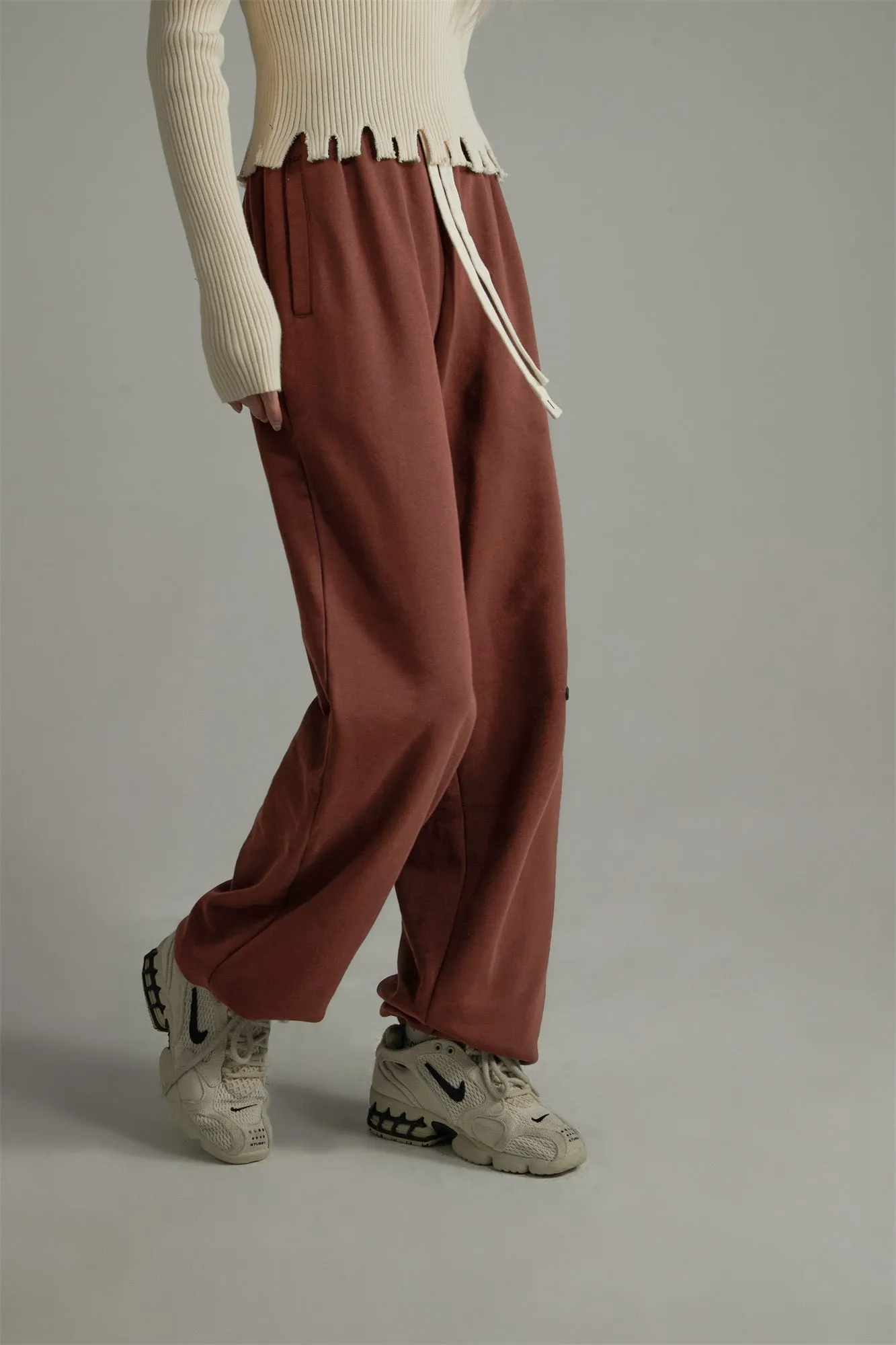 High-Waisted Jogger Pants