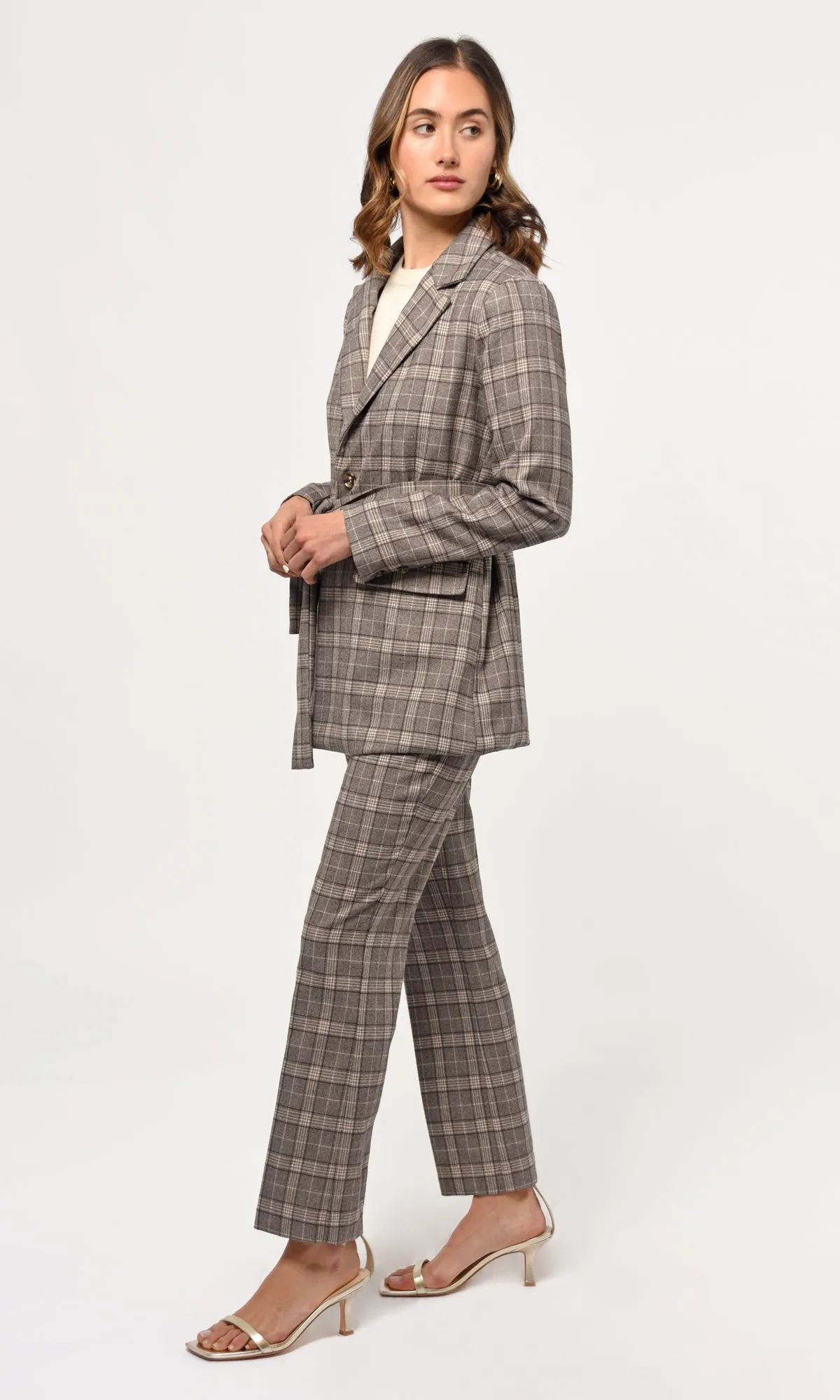Indala Check Trouser