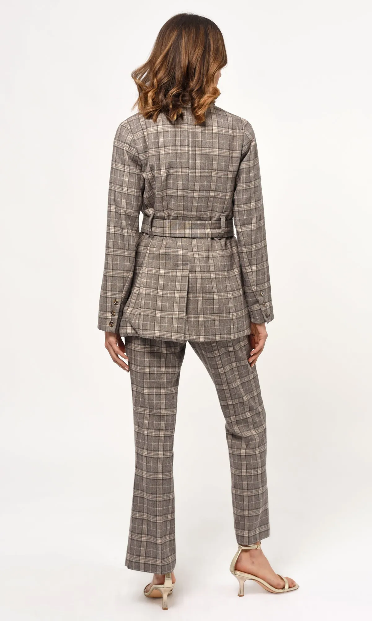 Indala Check Trouser