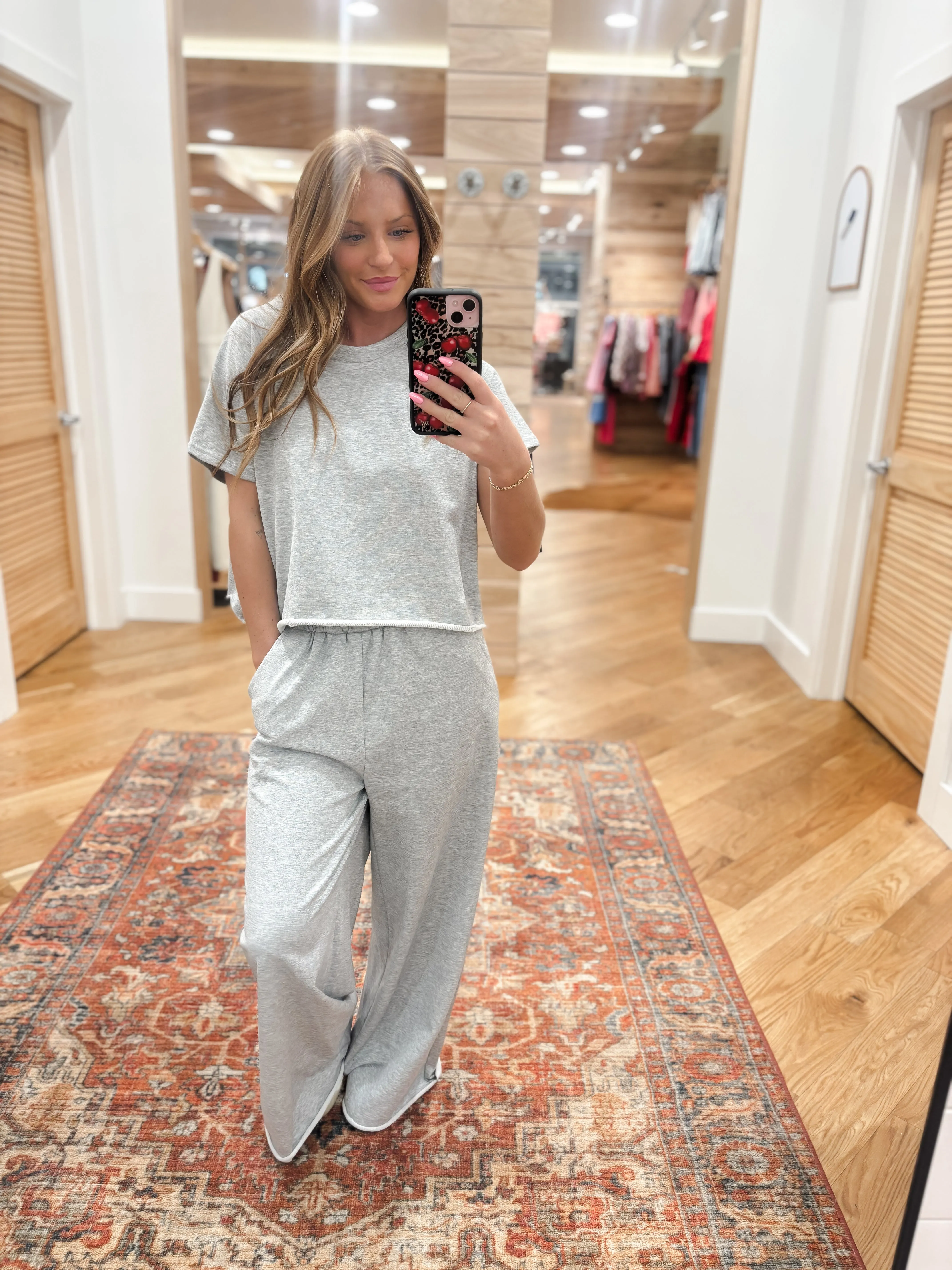 Kara Heather Grey Lounge Set