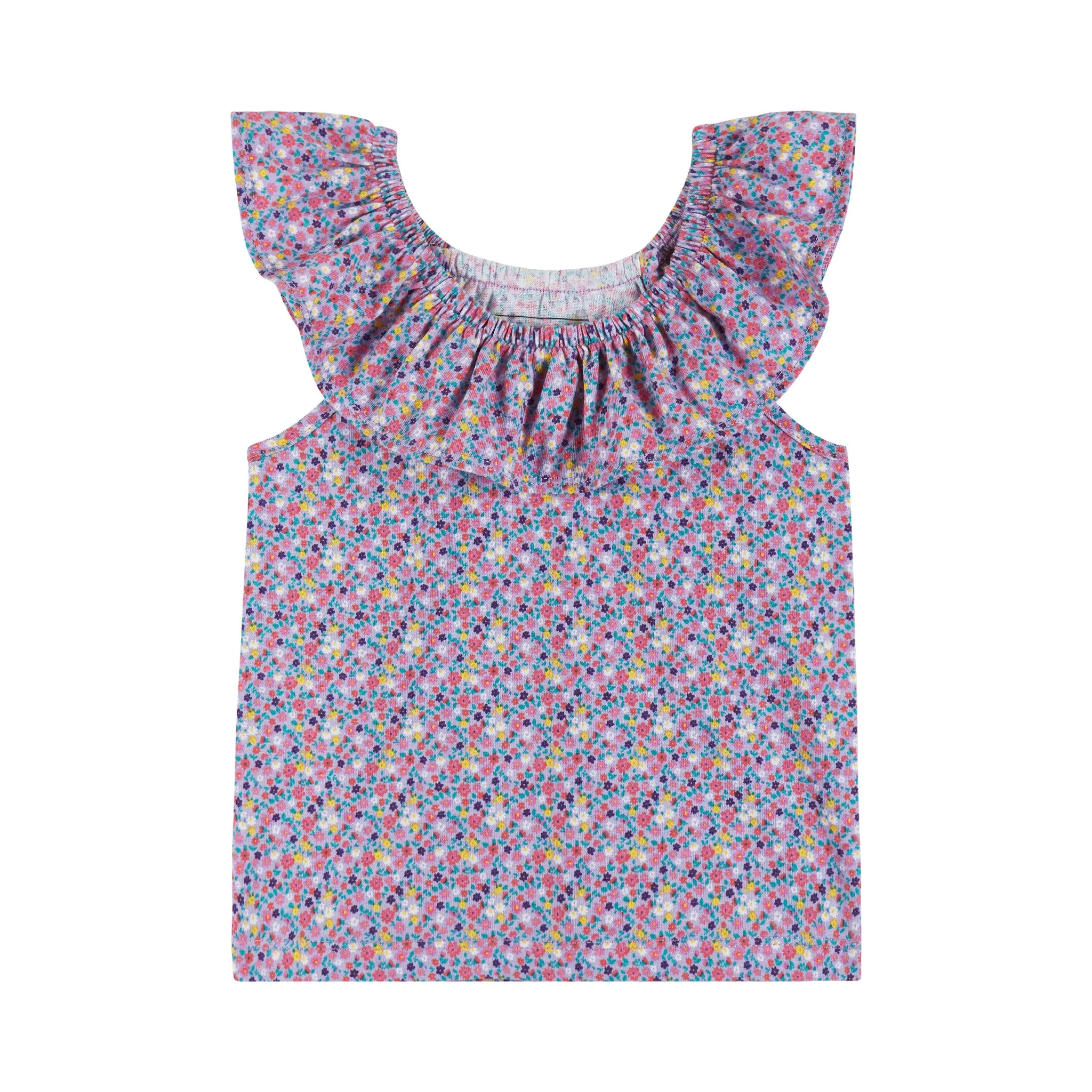 Kids Ruffle Top| Floral Print