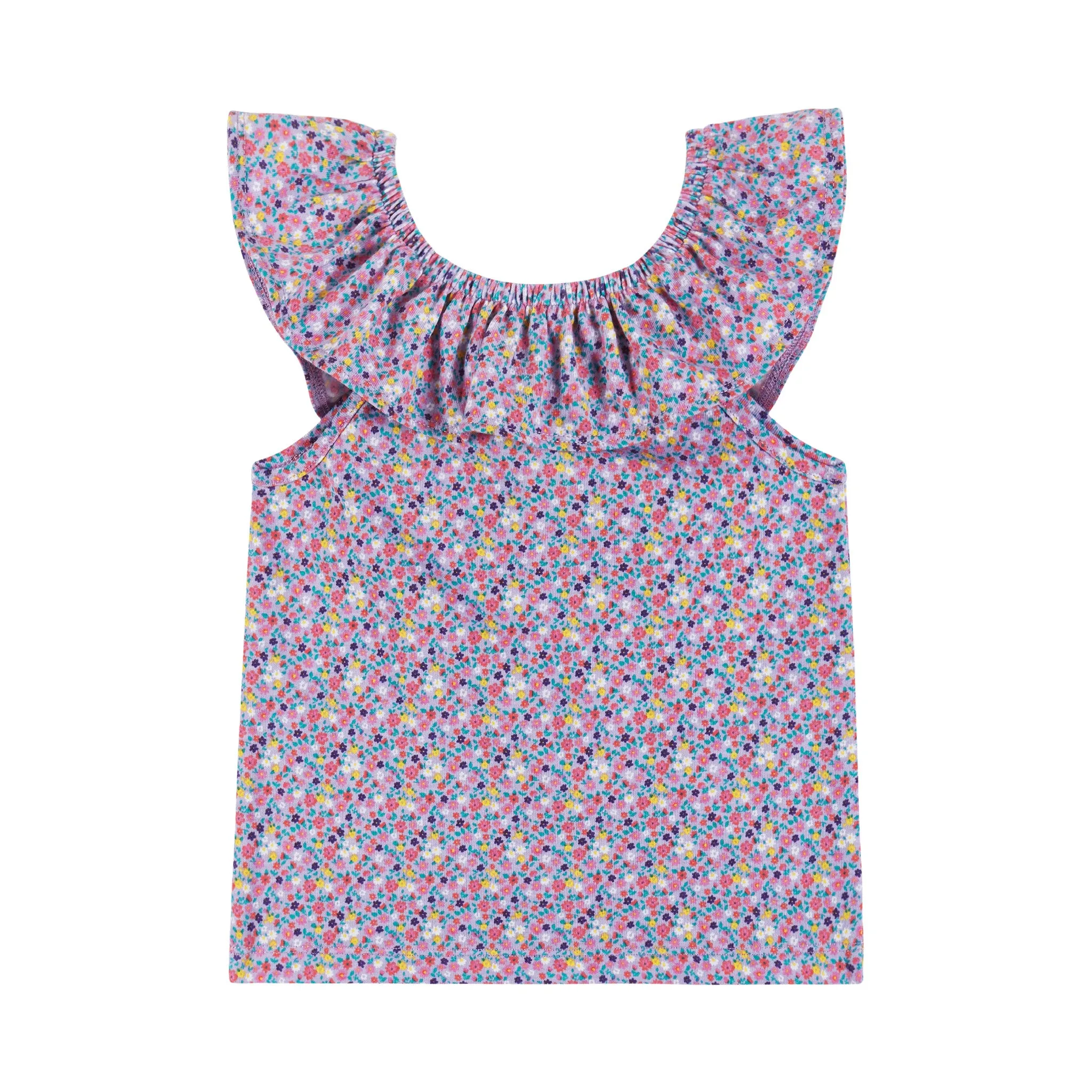 Kids Ruffle Top| Floral Print
