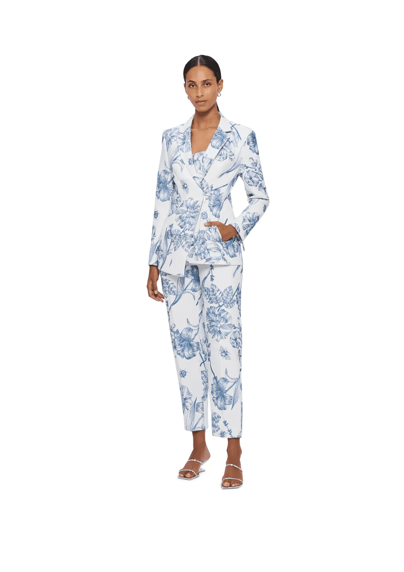 LEO LIN - Indra Embroidered Straight leg pants
