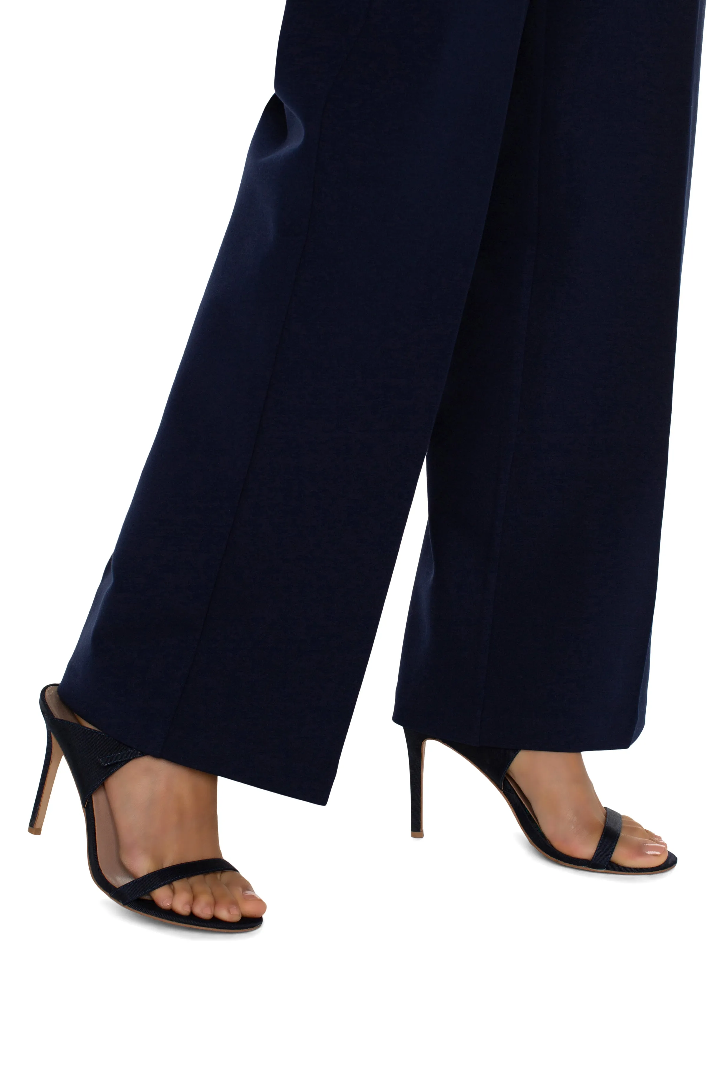 Liverpool Kelsey Wide Leg Trouser 31" inseam (Cadet Blue)
