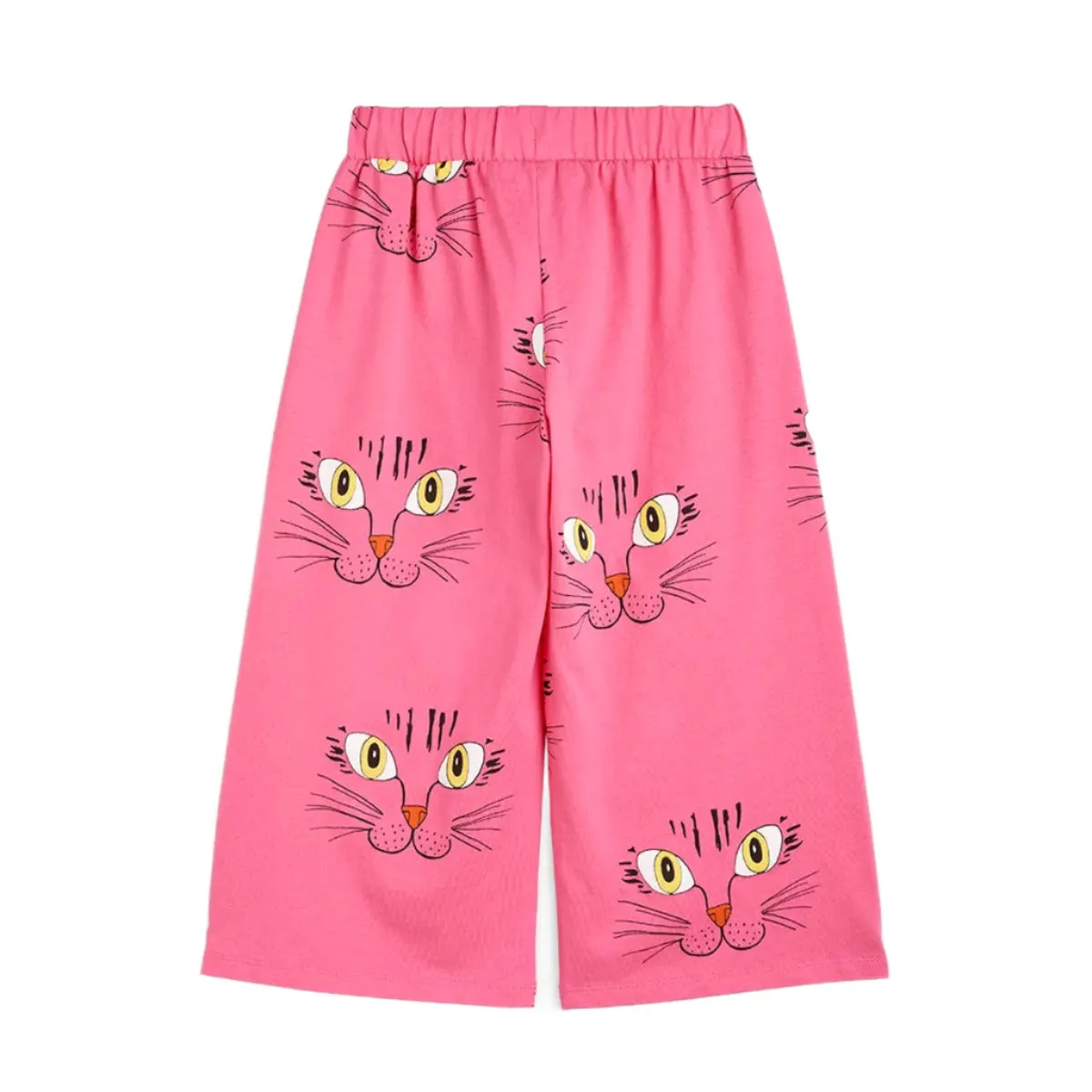 MINI RODINI - Cat Face Trousers - Pink