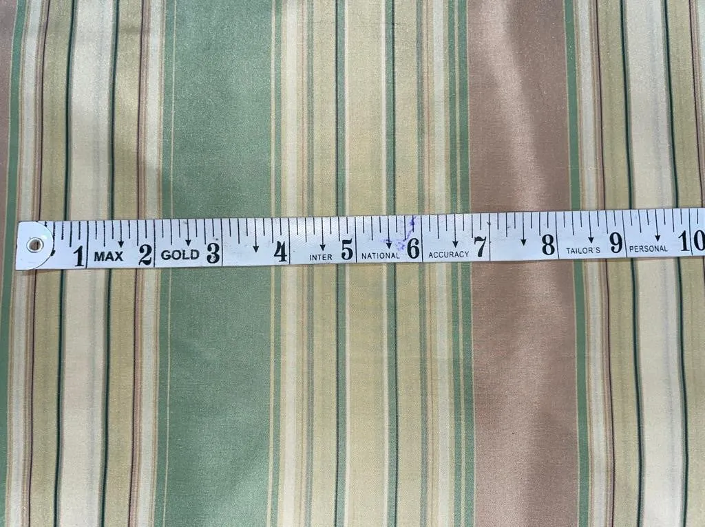Multi Colour Stripe Silk Taffeta~54&quot; wide TAF#S26[1]