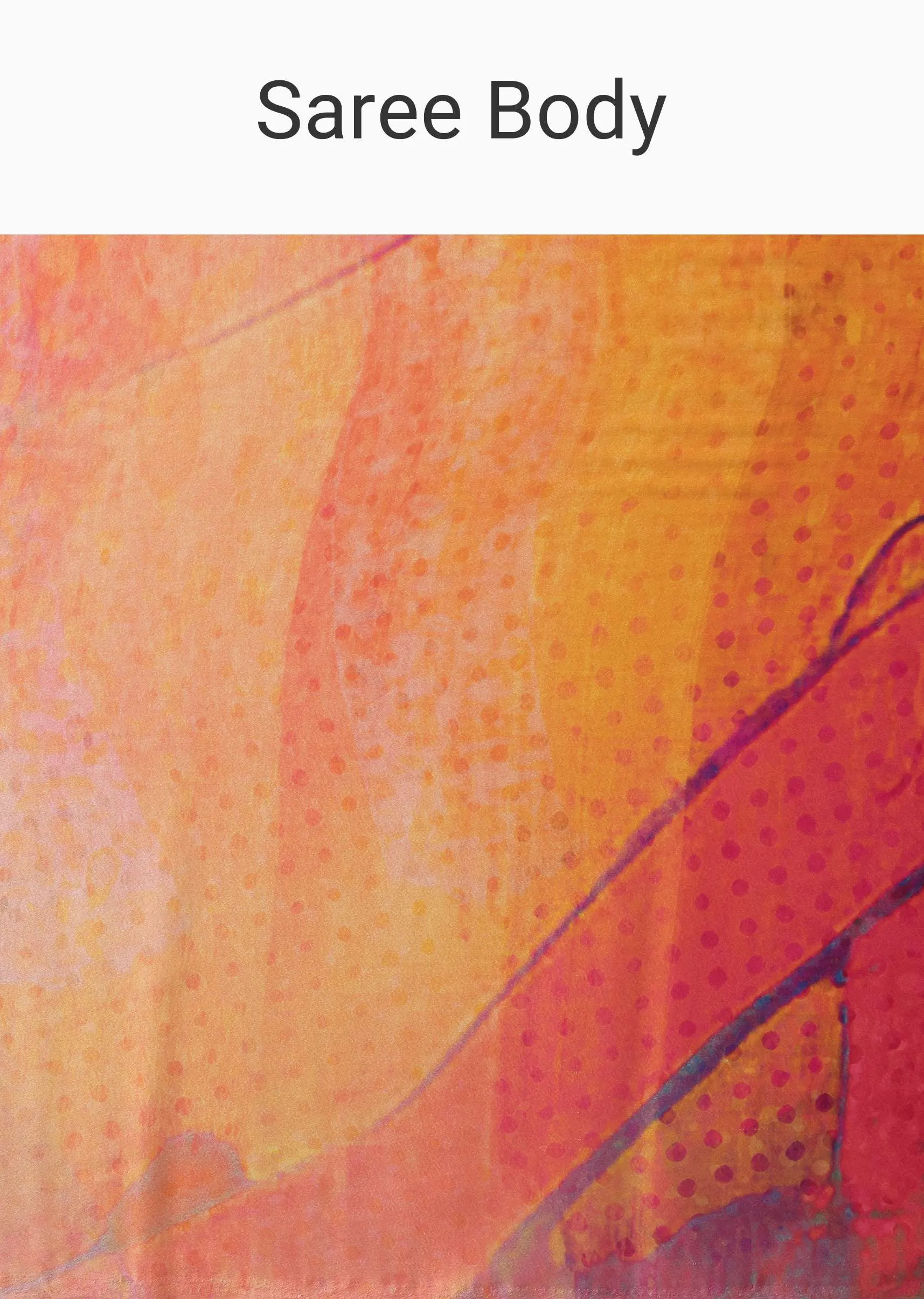 Multicolor Saree Fabricated In Satin With Abstract Print