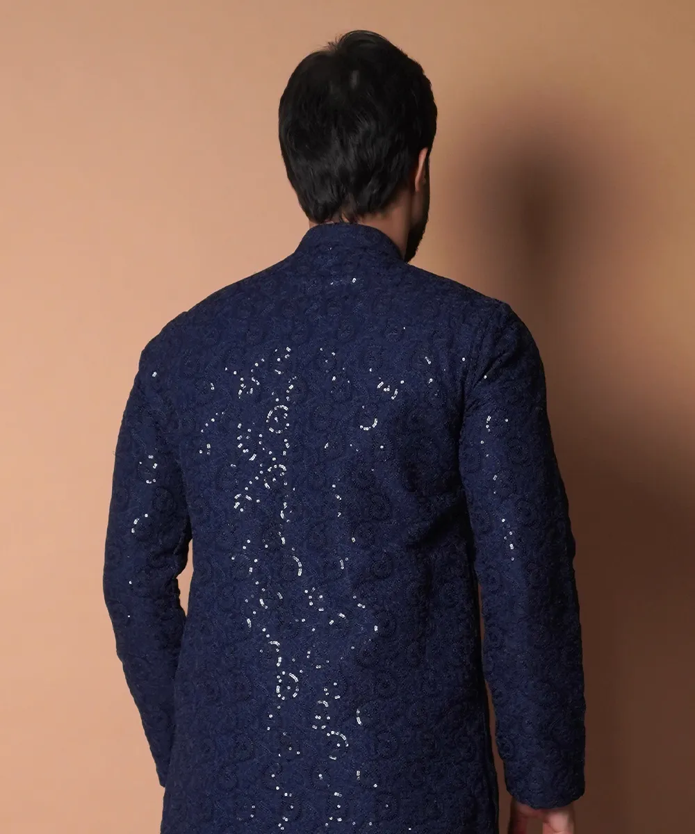 Paisley Dreams - Navy Blue Kurta/Pants set