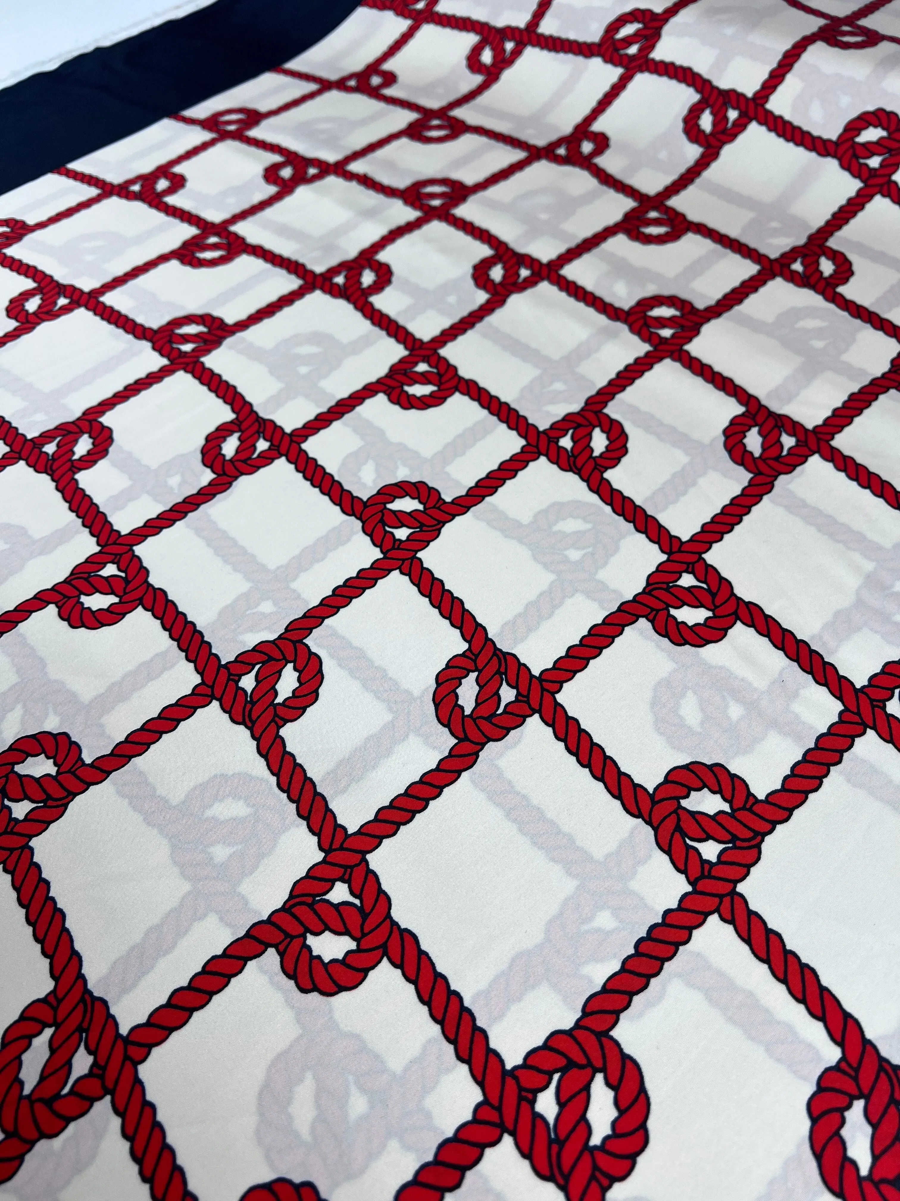 Printed Satin - Cruise - 150cm