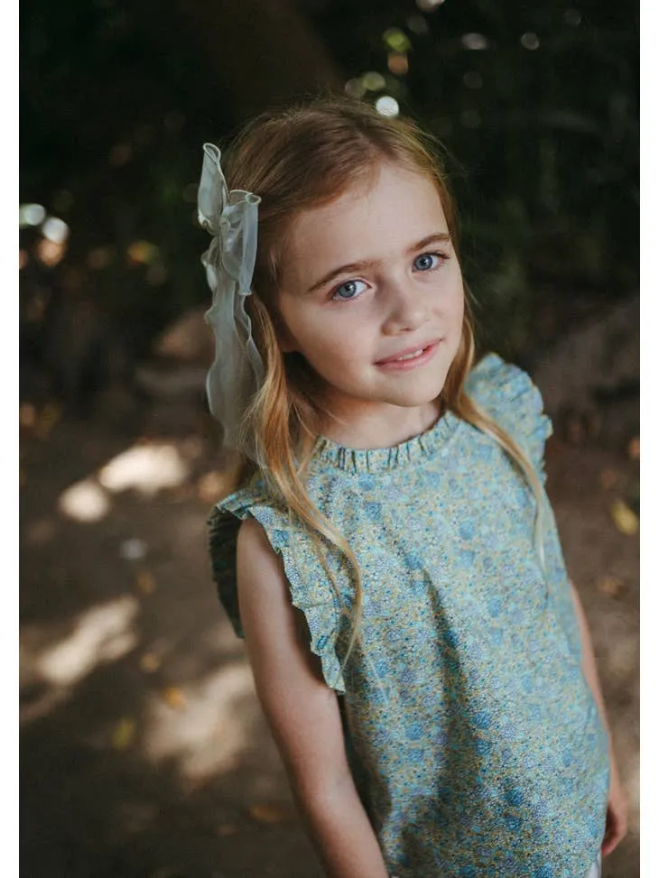 Ruffles Sleeveless Blouse