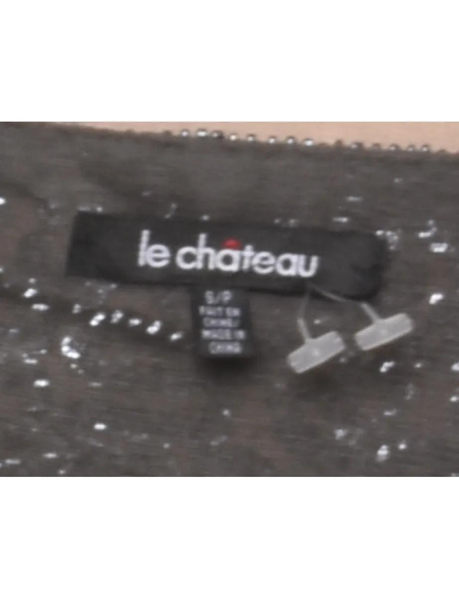 Sequined Evening Top - M