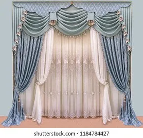 SILK TAFFETA ICY  BLUE, CLOUDY BLUE COLOR EMBROIDERY TAF#E7