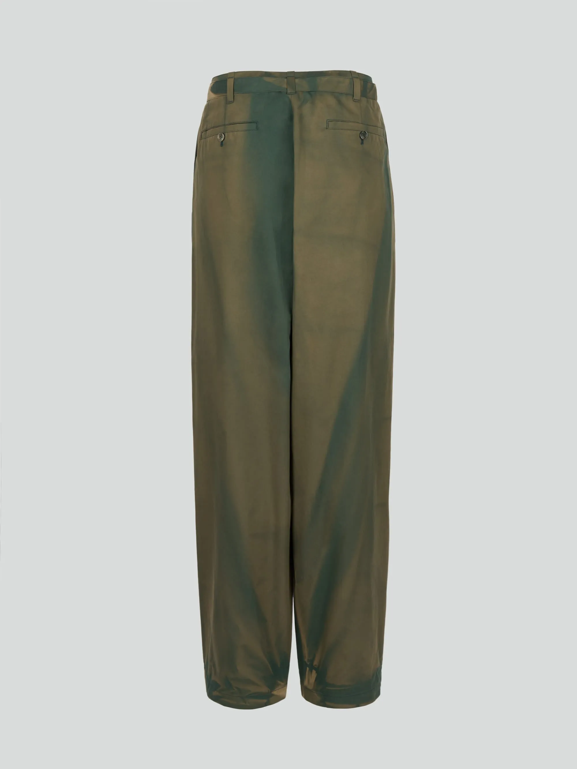 Sun Bleached Belted Wide Trousers