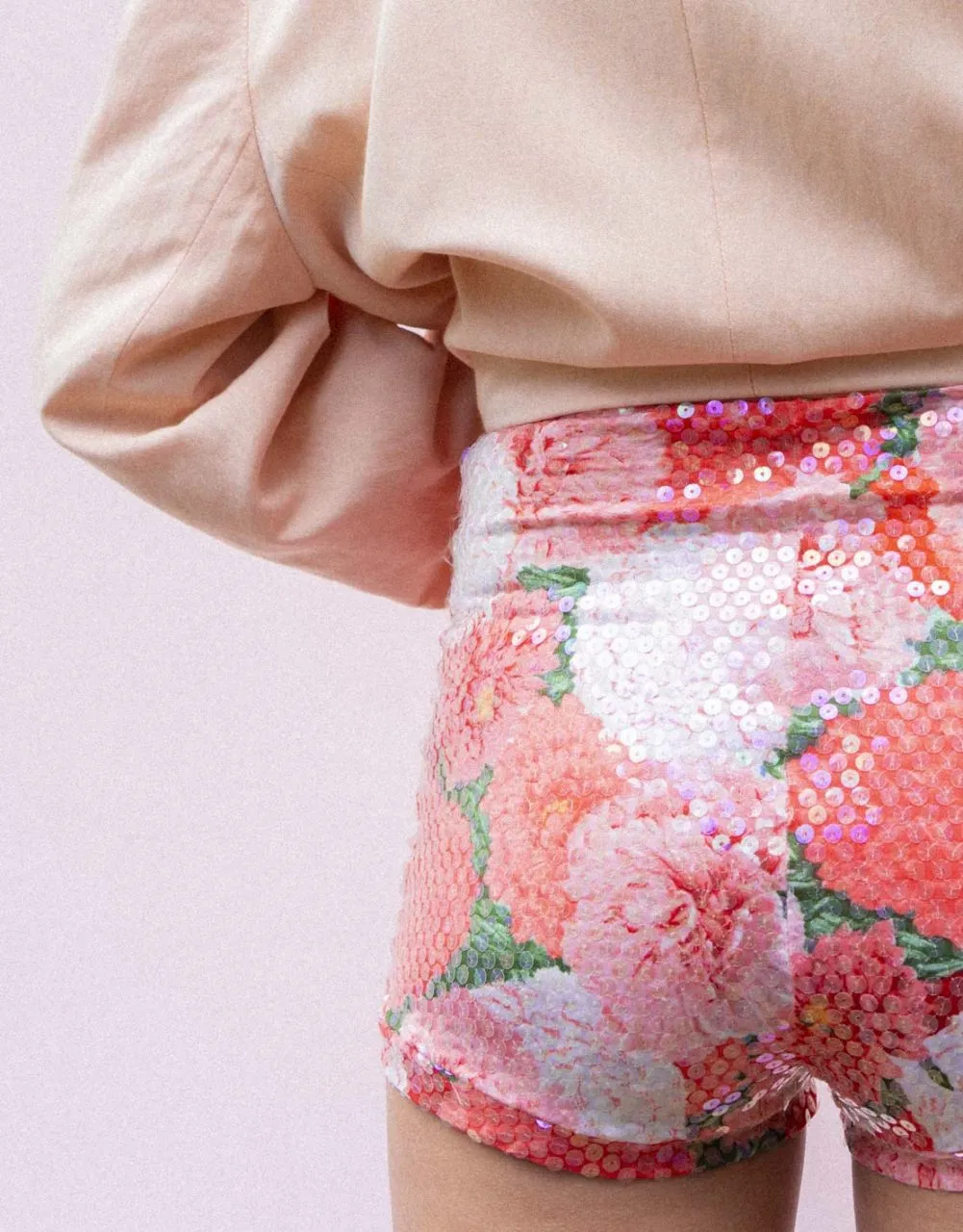 Vintage Gianfranco Ferre sequin shorts