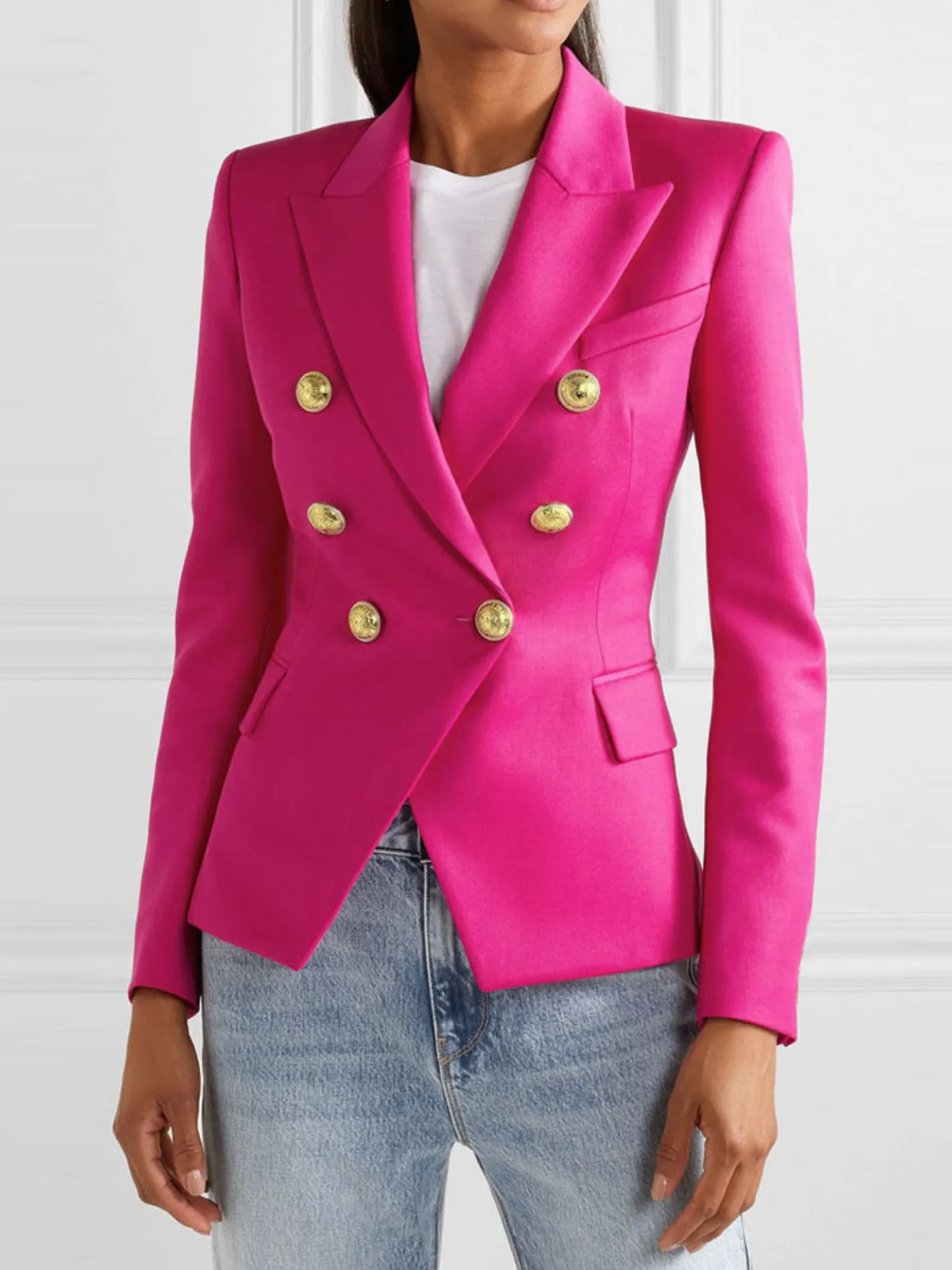 'Vita' Double-Breasted Blazer Coat (6 Colors)
