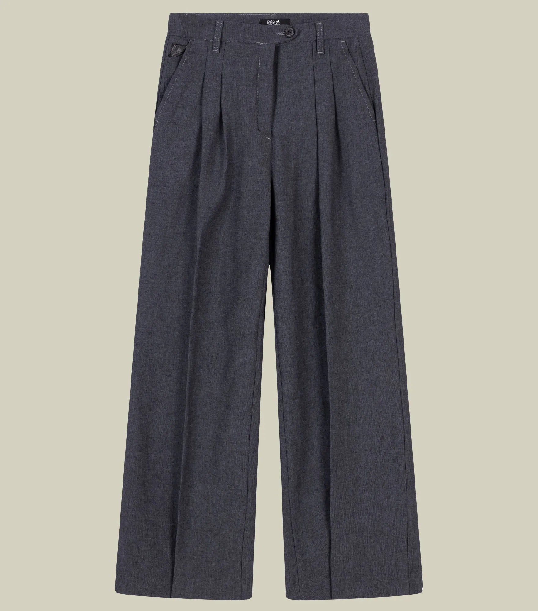 Wanda Suit Roble Fleece - High Rise Wide Fit