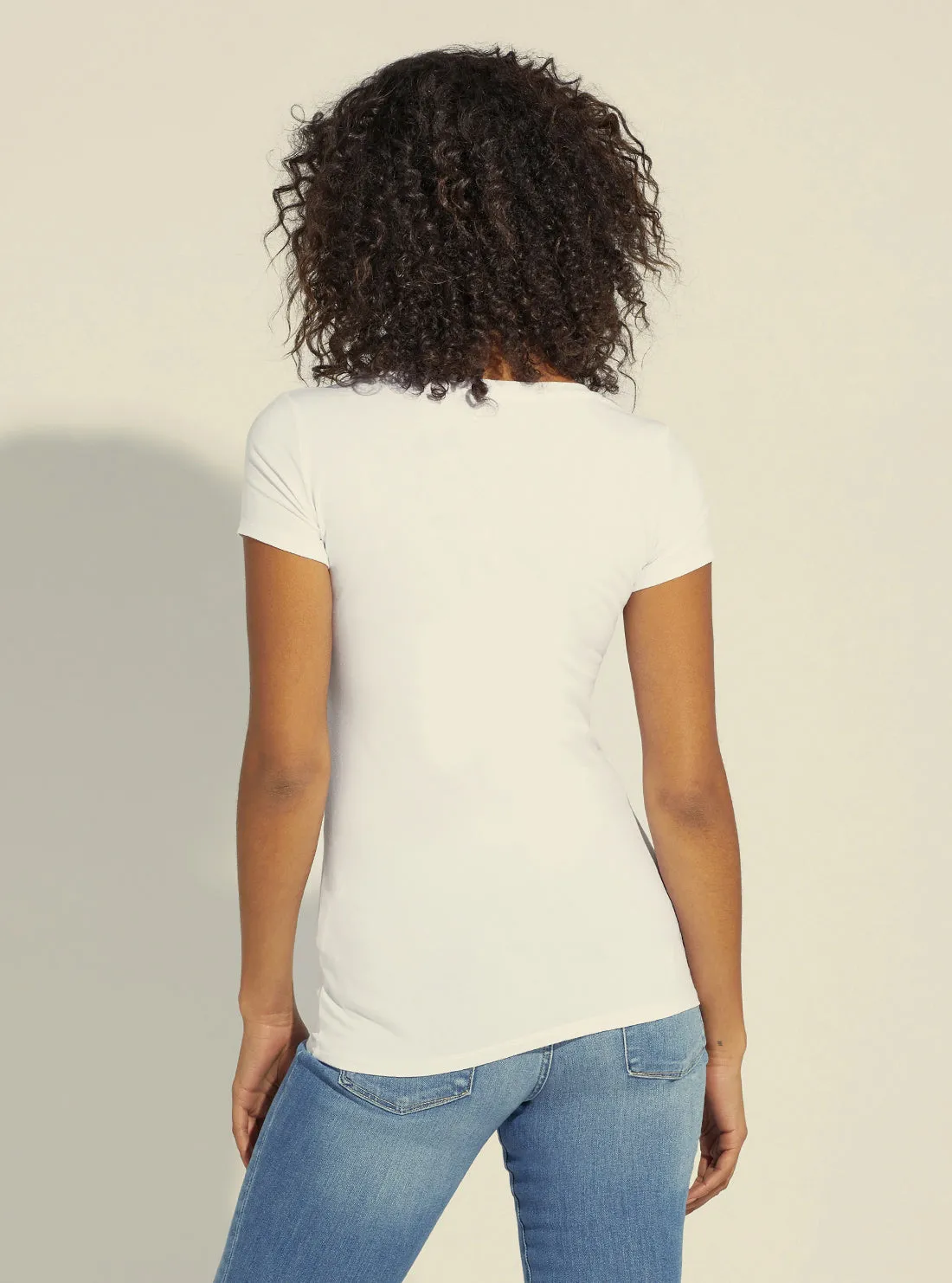 White Bryanna Logo T-Shirt