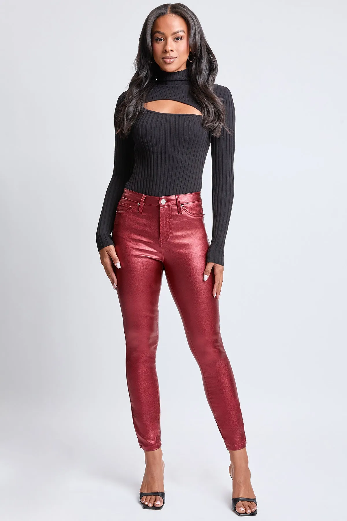 Women's Hyperstretch Skinny Metallic Pants