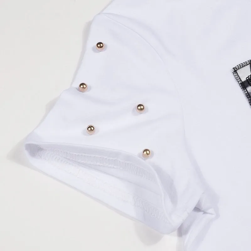 Women's Summer Casual Sequined T-Shirt